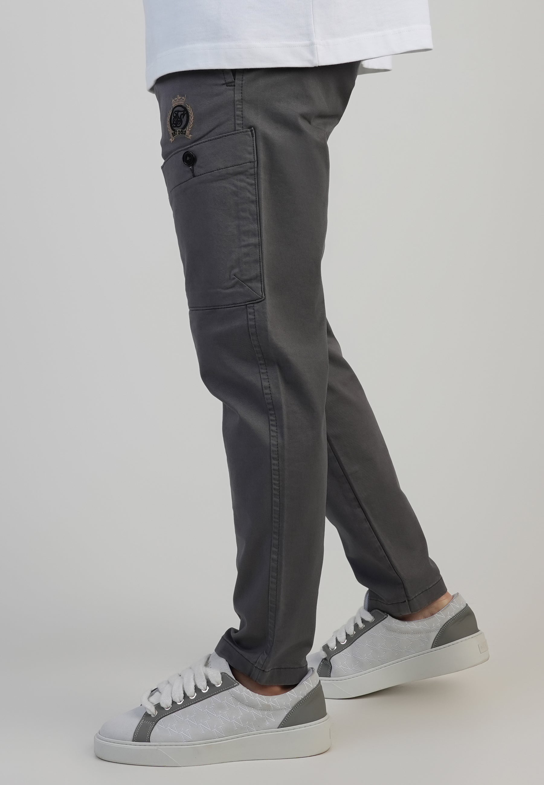 Smart Cargos in Grey Hosen SikSilk