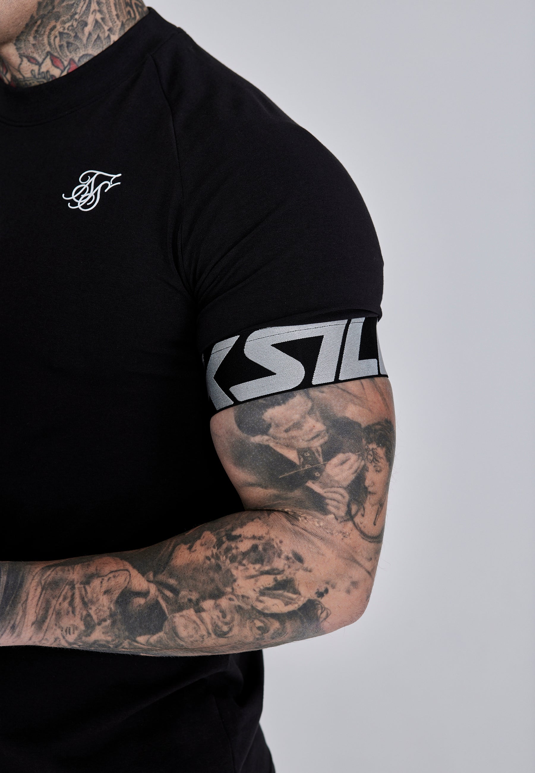 Tech T-Shirt in Black T-Shirts SikSilk