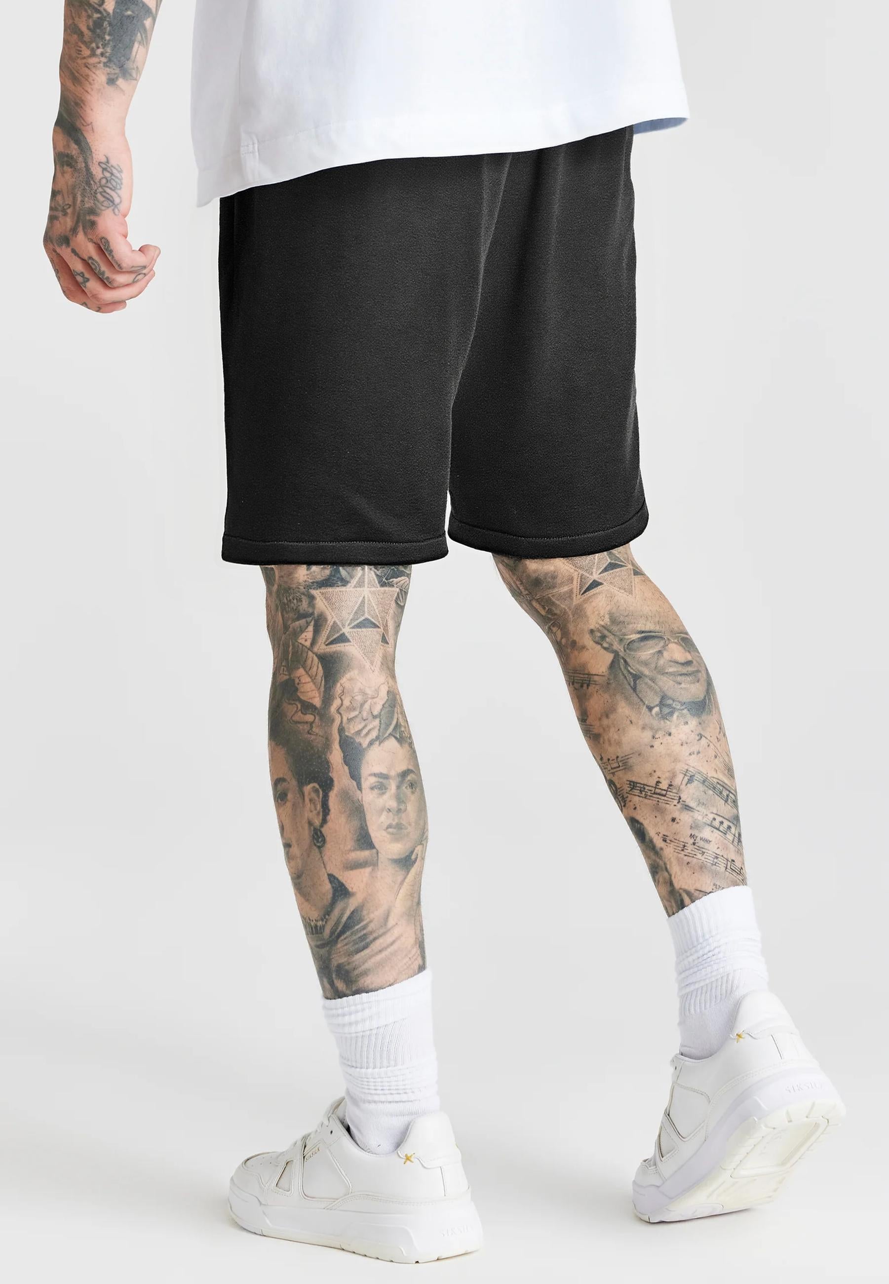 Essentials Shorts in Black Shorts SikSilk