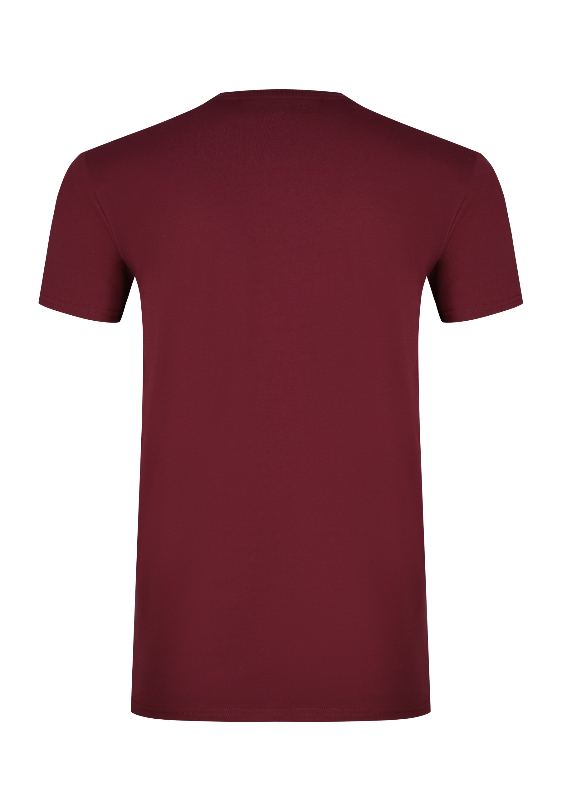 Essentials T-Shirt in Burgundy T-Shirts SikSilk