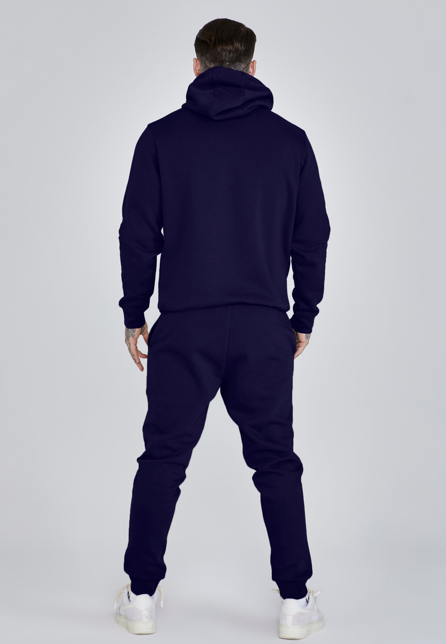 Essentials Hoodie in Navy Kapuzenpullover SikSilk