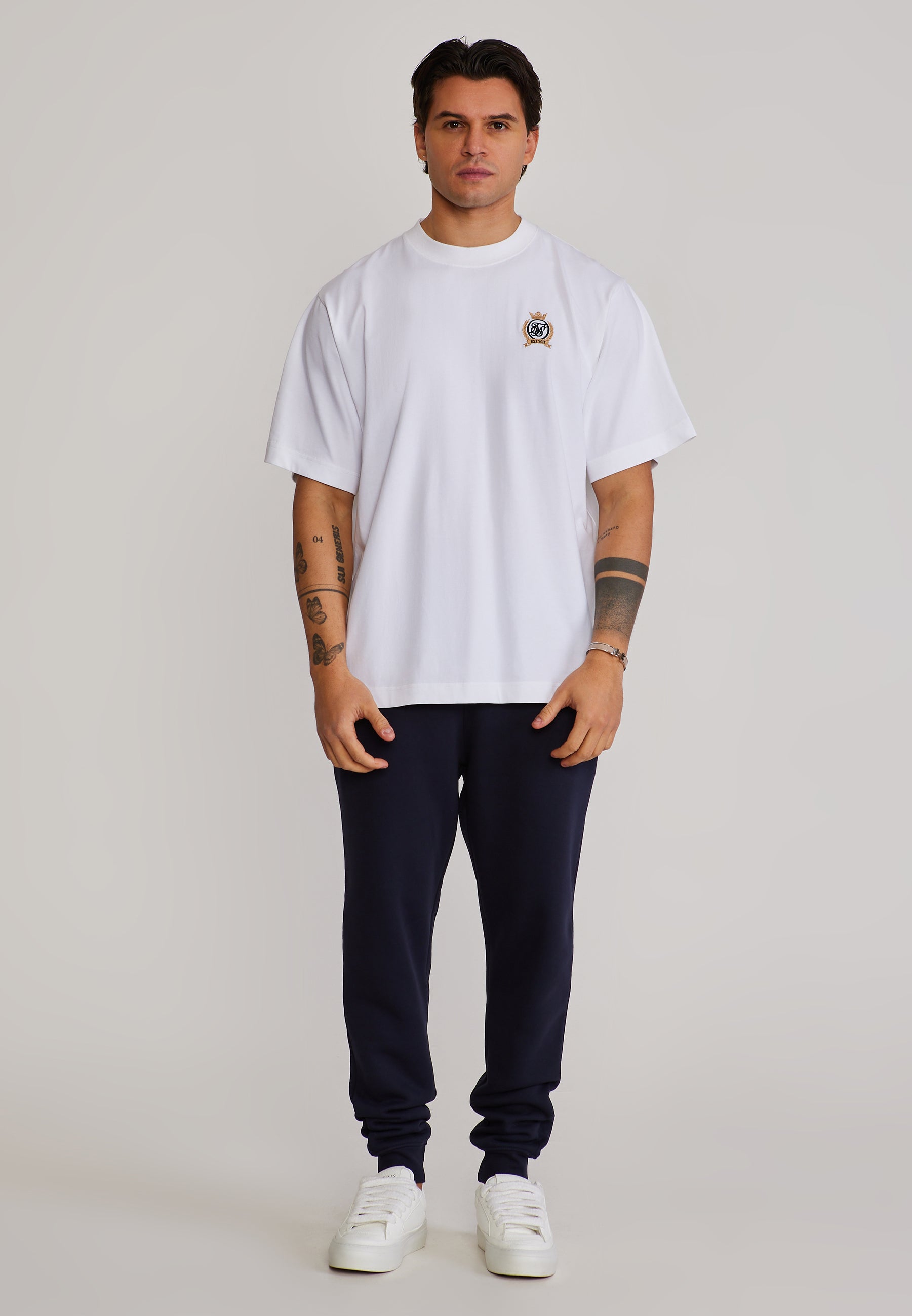 Essentials Joggers in Navy Hosen SikSilk
