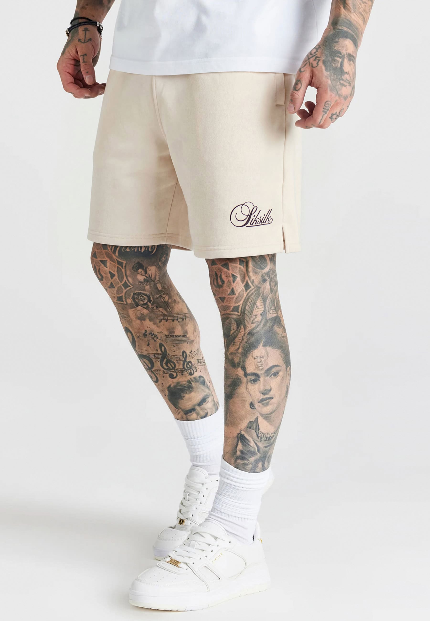Essentials Shorts in Ecru Shorts SikSilk