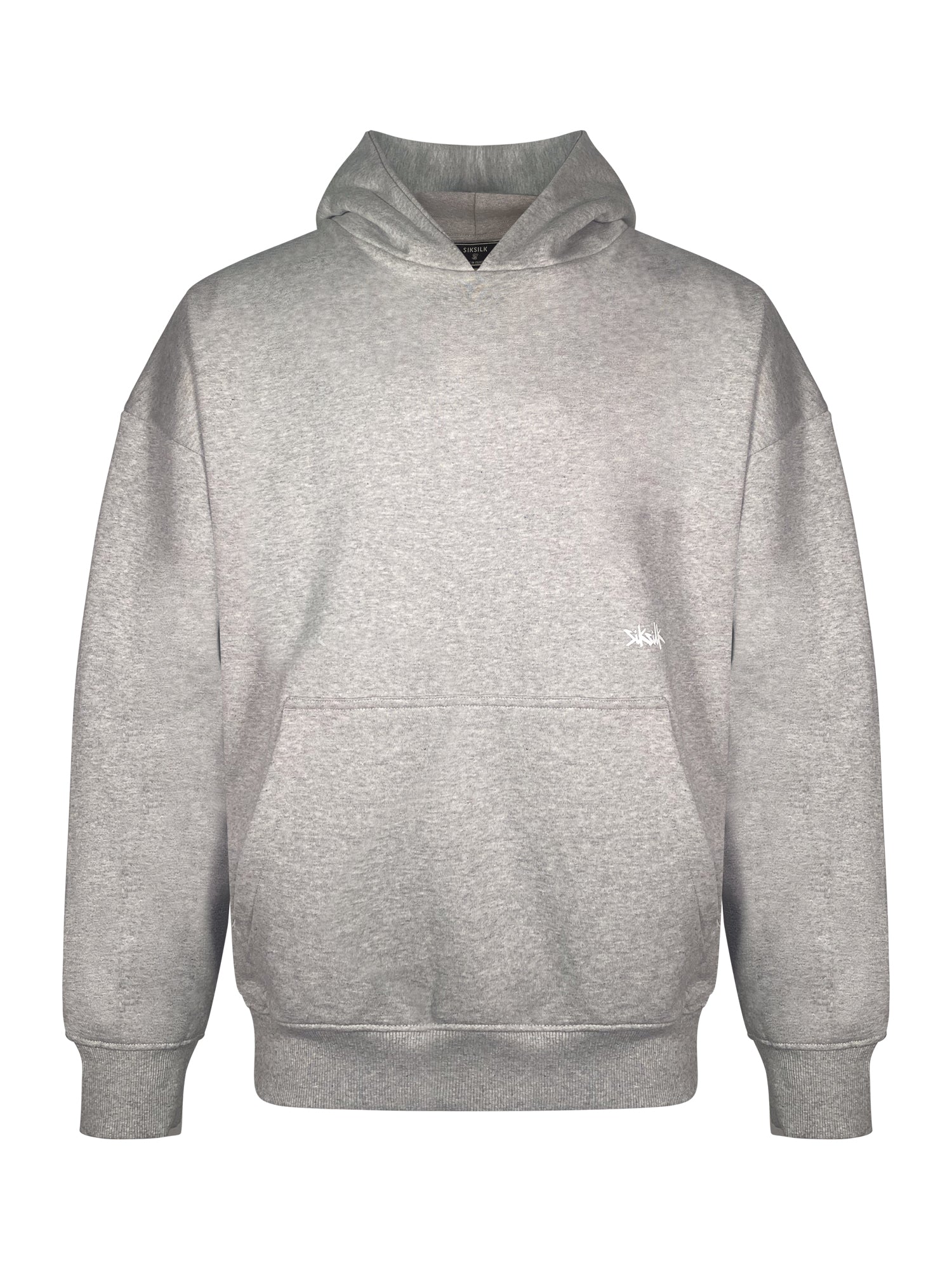 Graphic Hoodie in Grey Marl Kapuzenpullover SikSilk