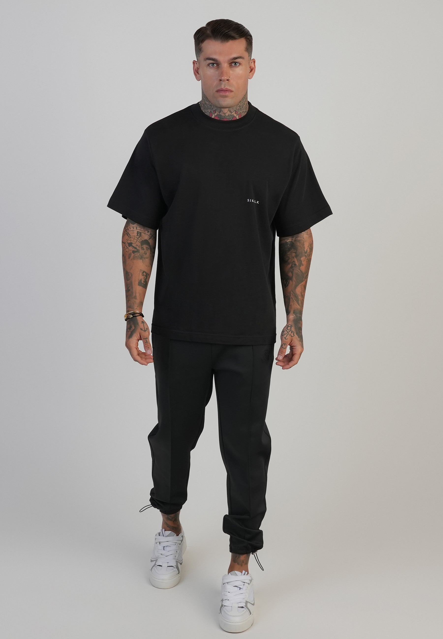 Graphic T-Shirt in Black T-Shirts SikSilk