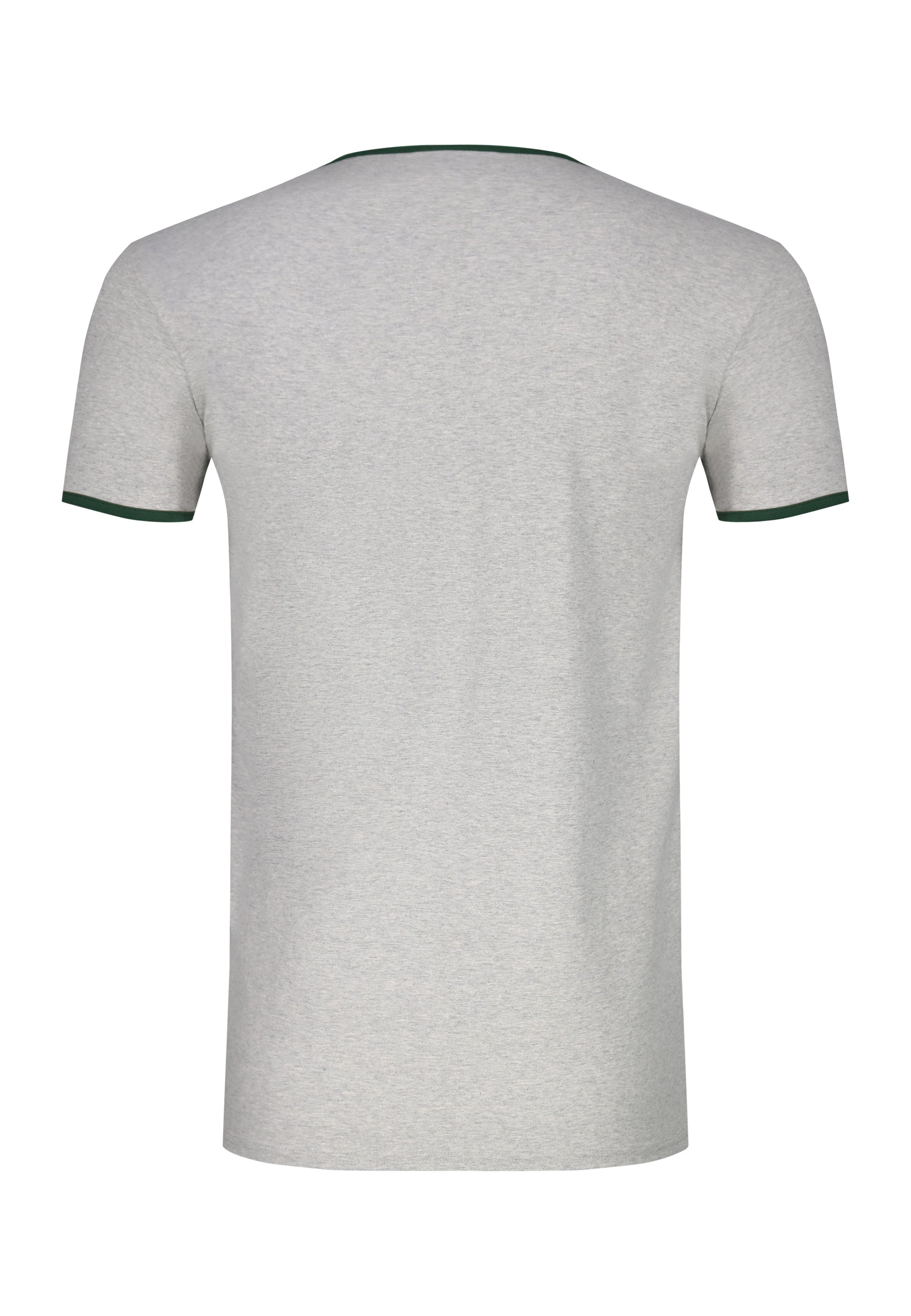 Ringer T-Shirt in Grey Marl T-Shirts SikSilk