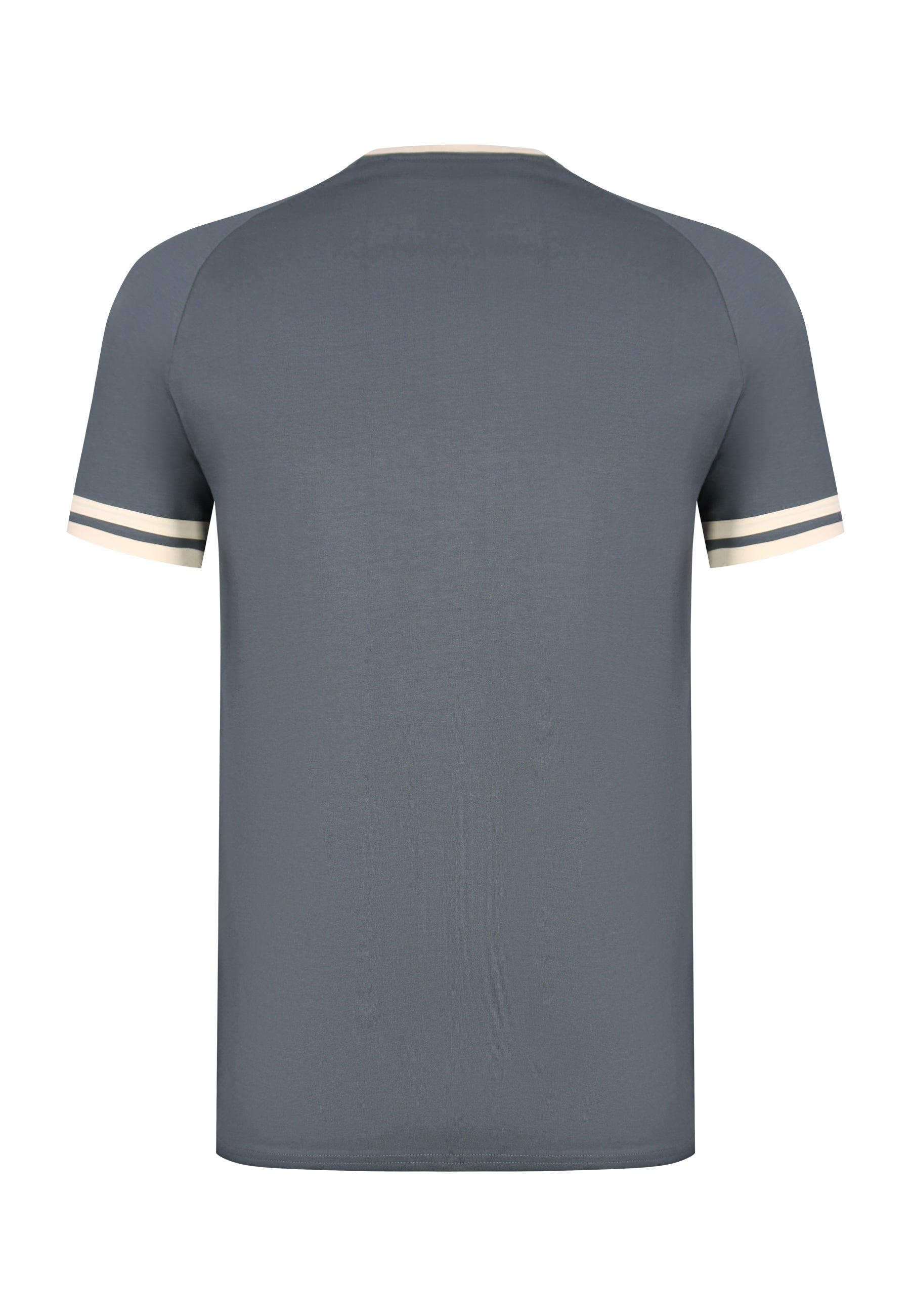 Tournament T-Shirt in Grey-Ecru T-Shirts SikSilk