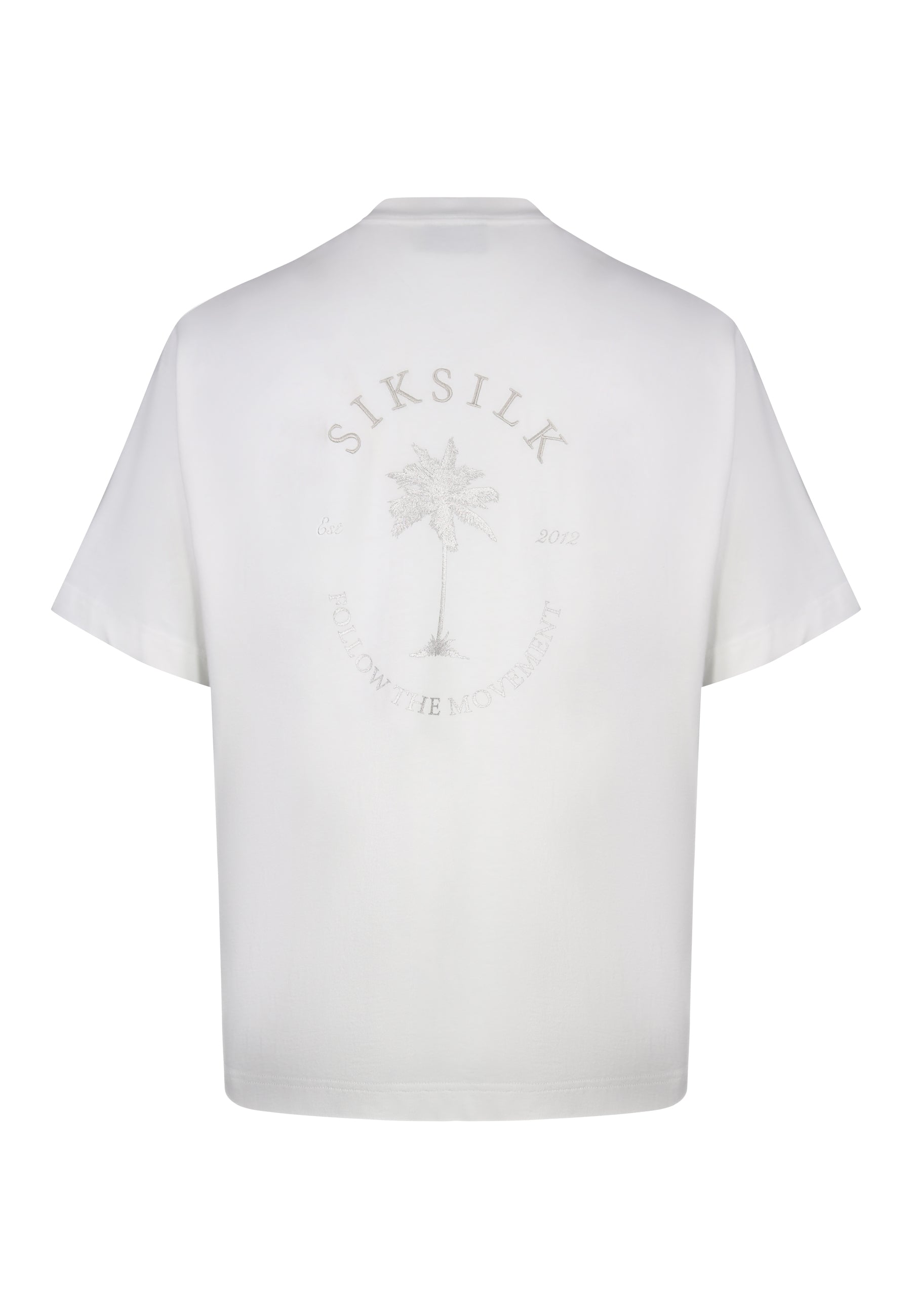 Graphic T-Shirt in White T-Shirts SikSilk