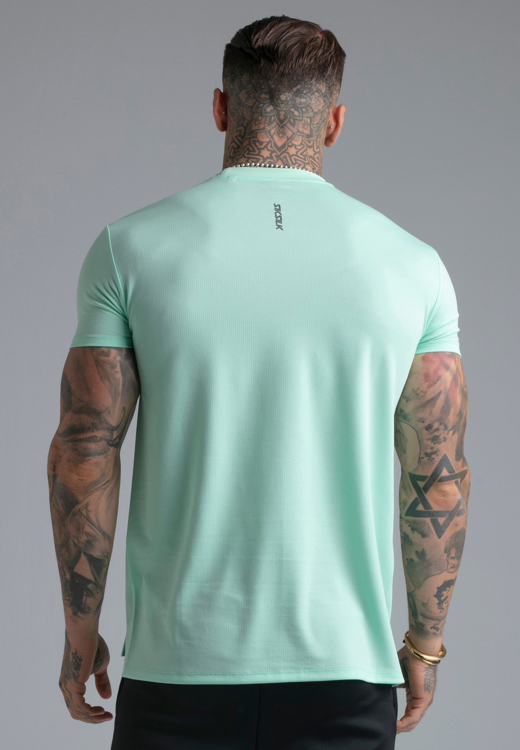 Muscle Fit T-Shirt in Teal T-Shirts SikSilk