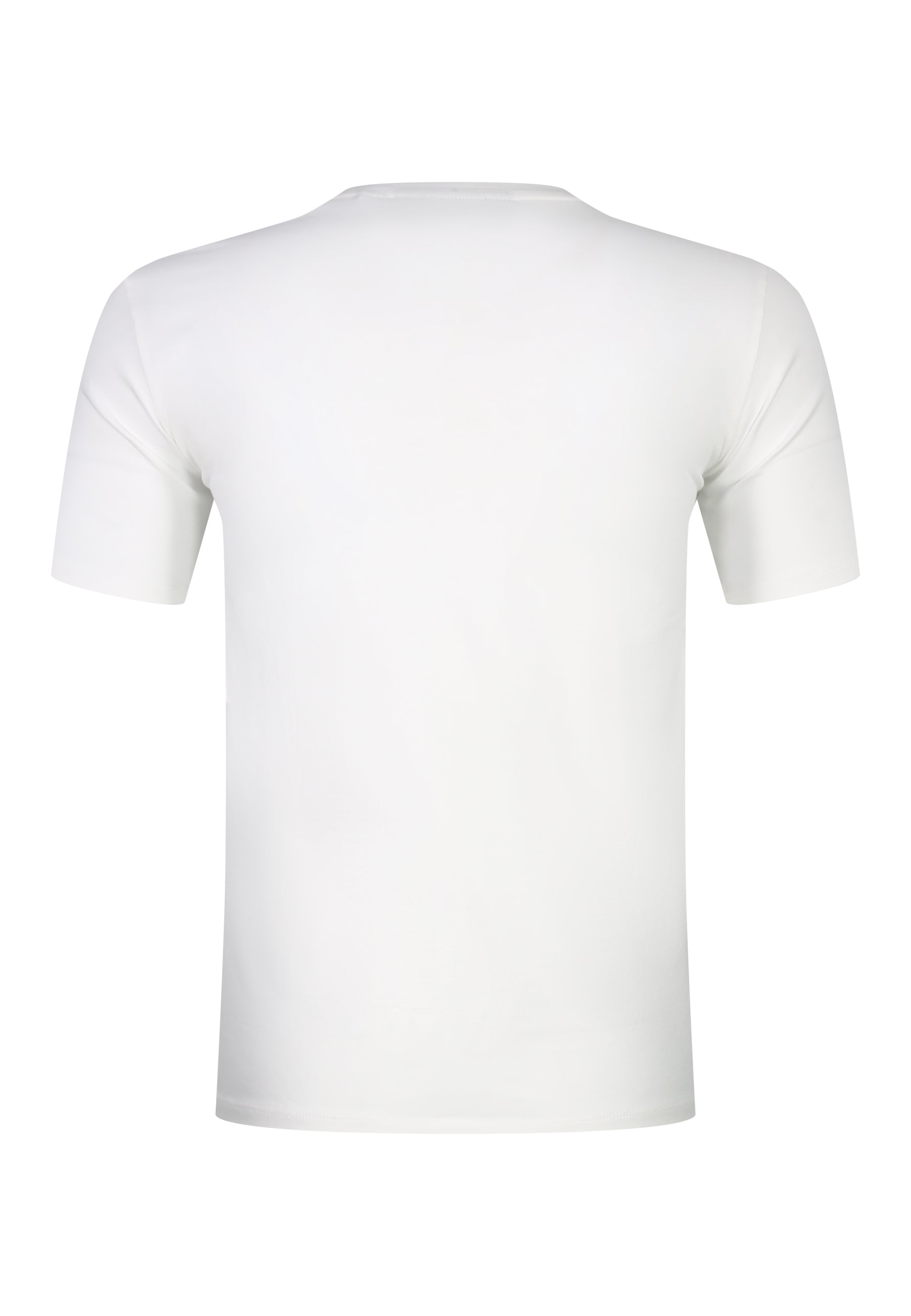 V-Neck T-Shirt in White T-Shirts SikSilk