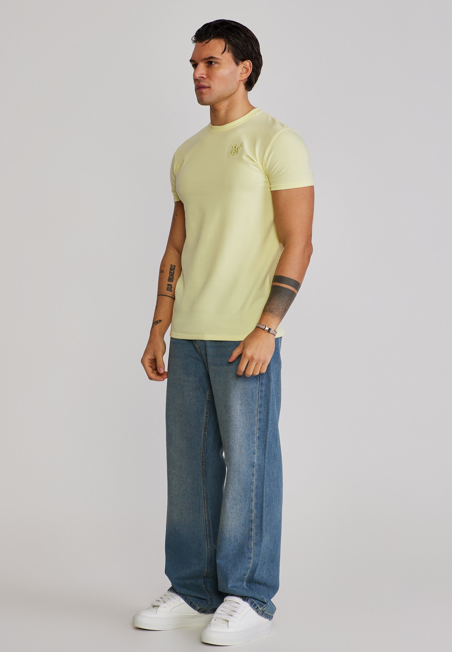 Essentials T-Shirt in Yellow T-Shirts SikSilk