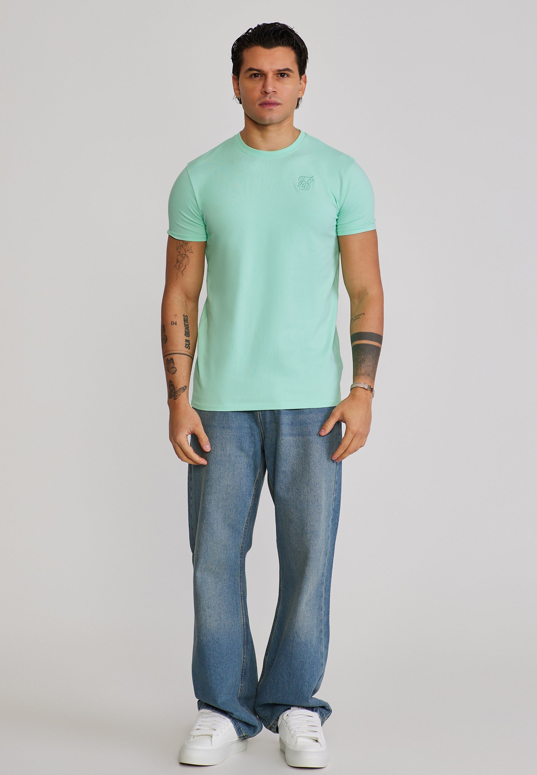 Essentials T-Shirt in Green T-Shirts SikSilk