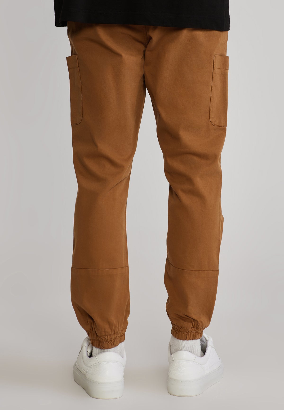 Cargohose Slim Fit in Brown Hosen SikSilk