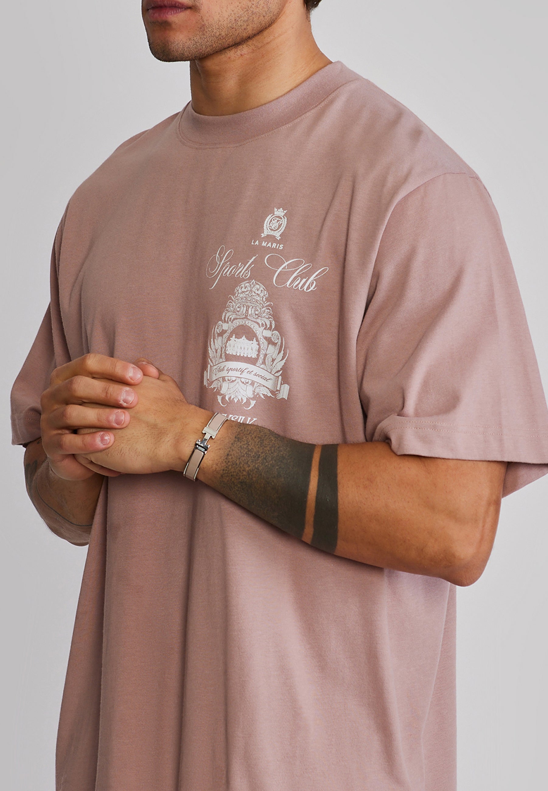 Graphic T-Shirt in Pink T-Shirts SikSilk