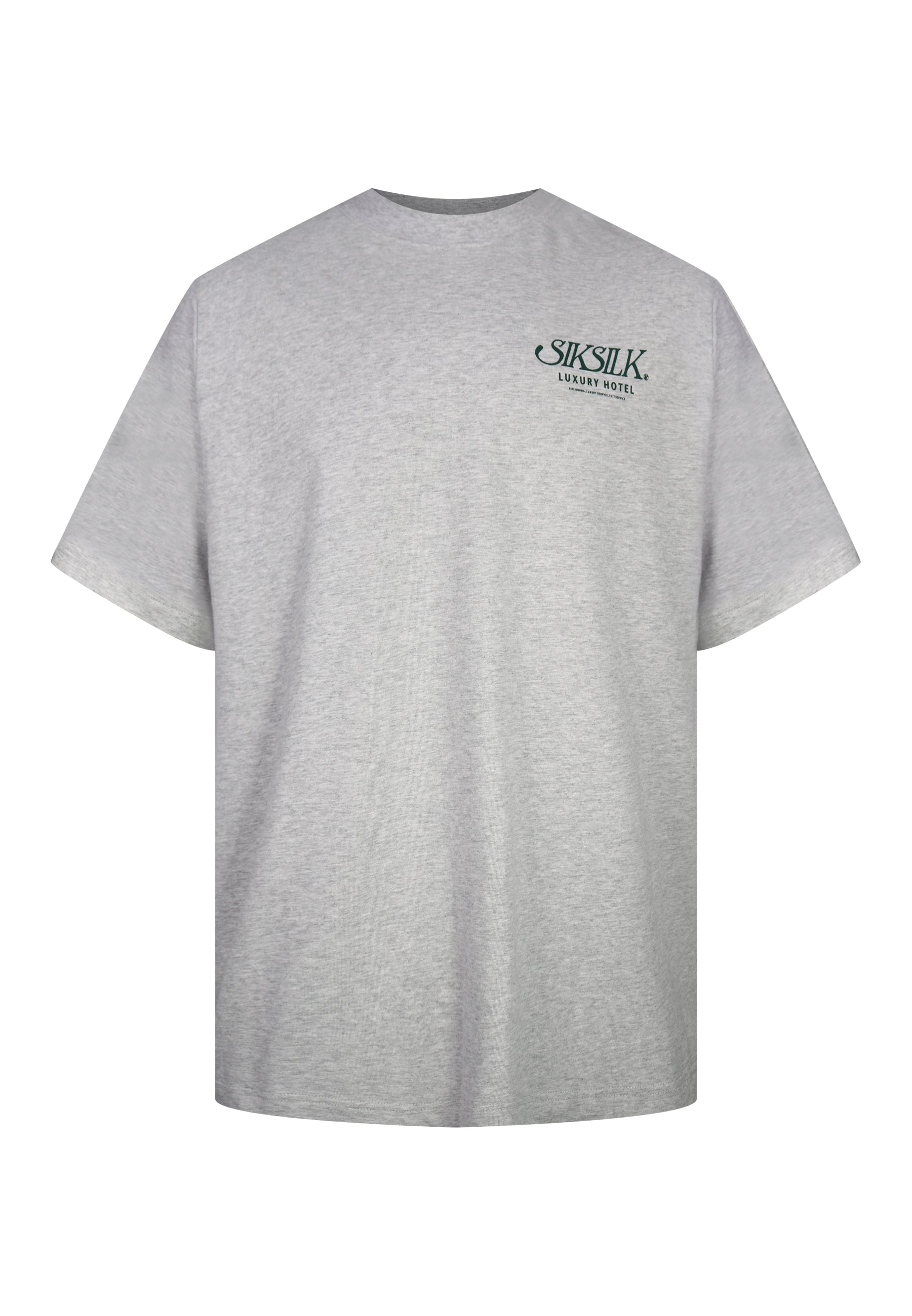 Graphic T-Shirt in Grey Marl T-Shirts SikSilk