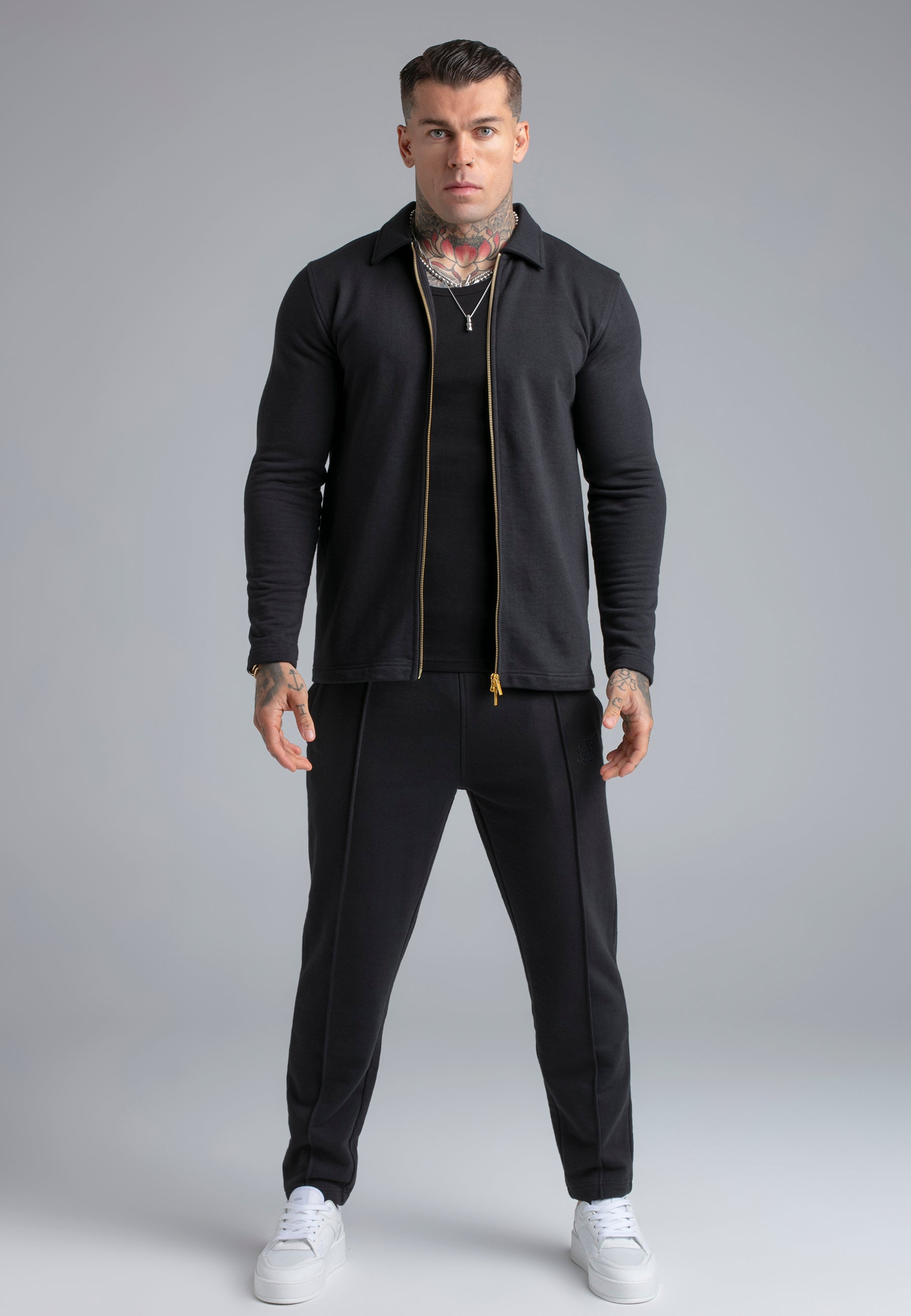 Smart Joggers in Black Hosen SikSilk