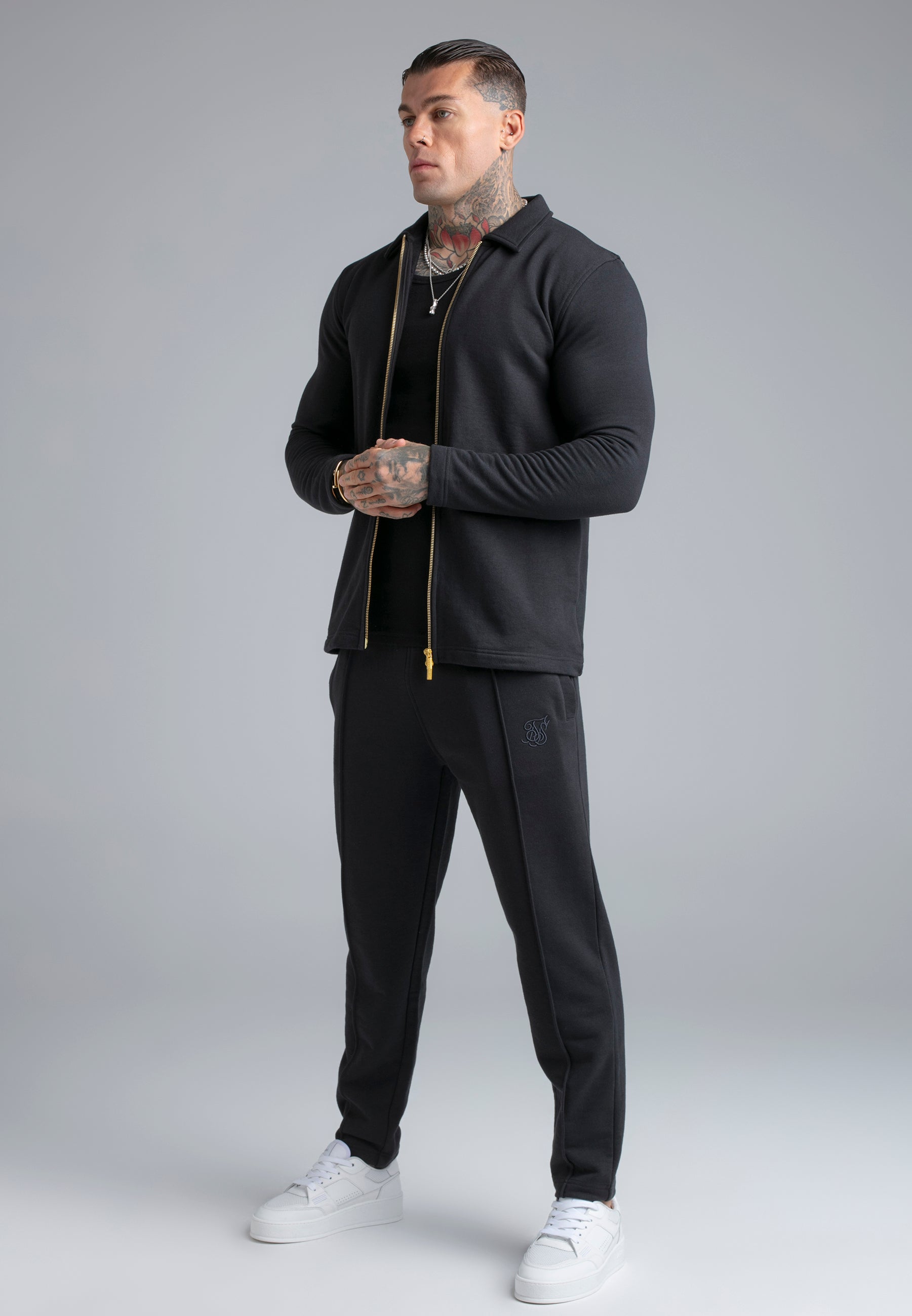Smart Joggers in Black Hosen SikSilk