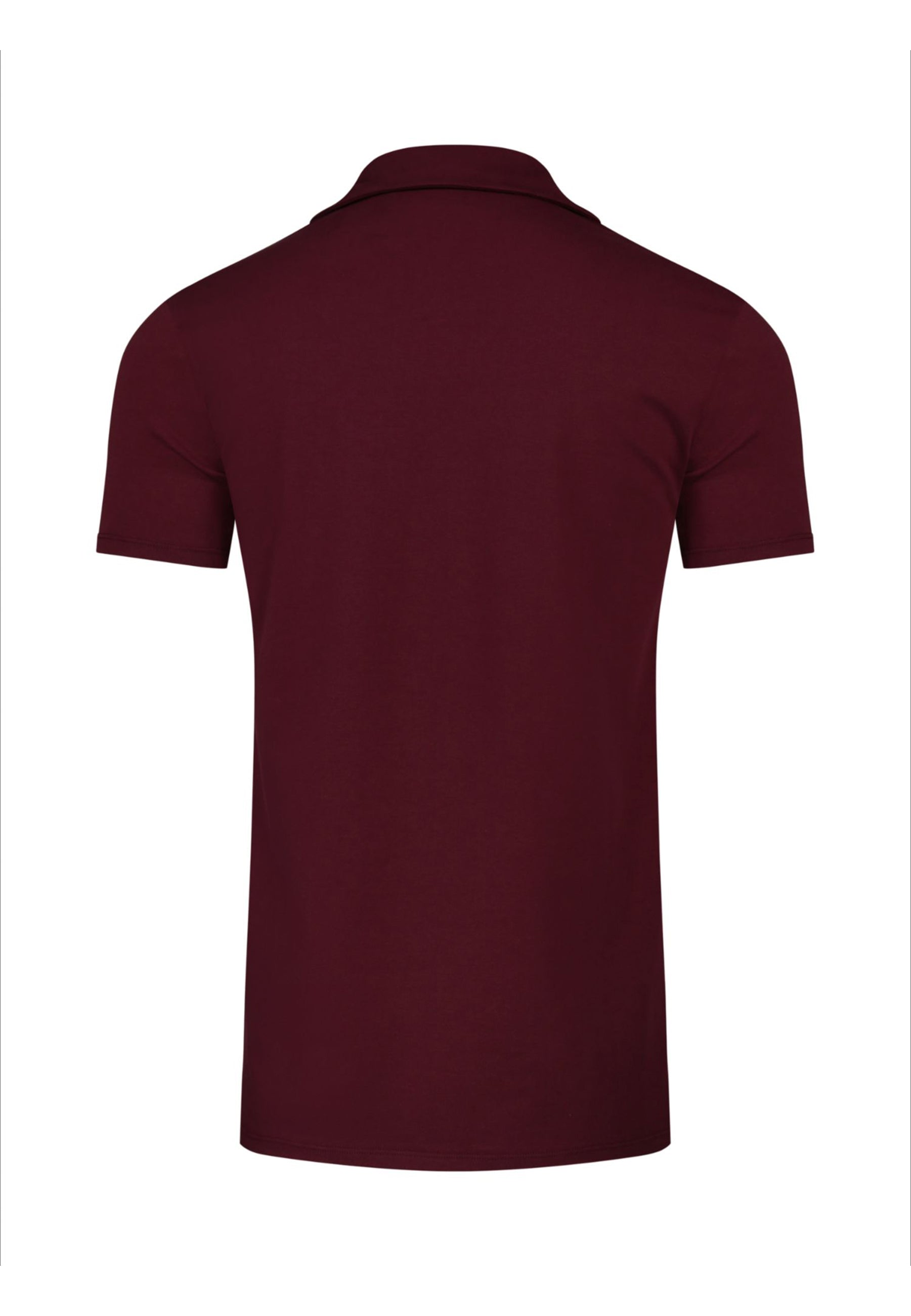 Revere Polo in Burgundy T-Shirts SikSilk
