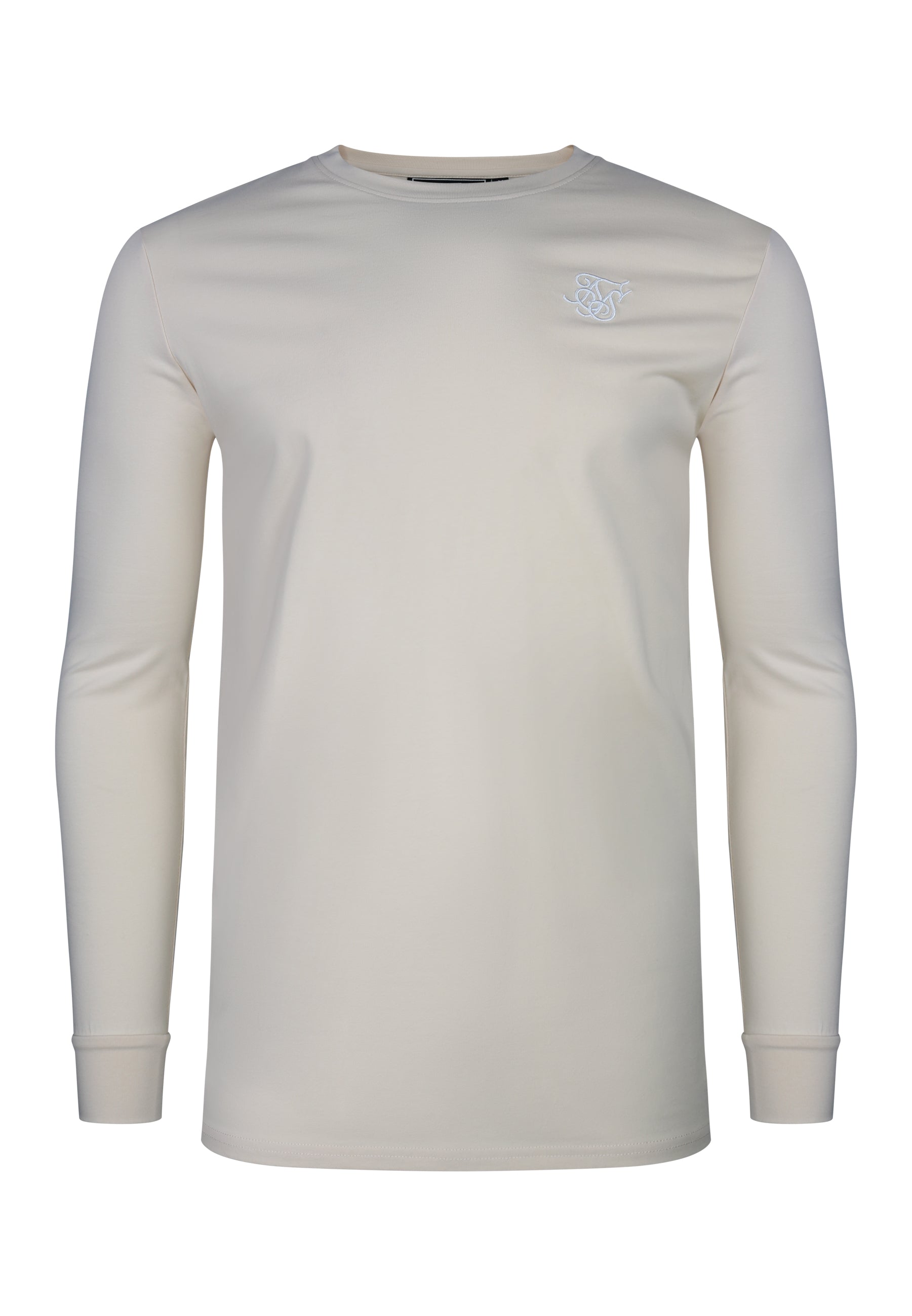 Essentials LS T-Shirt in Ecru T-Shirts SikSilk