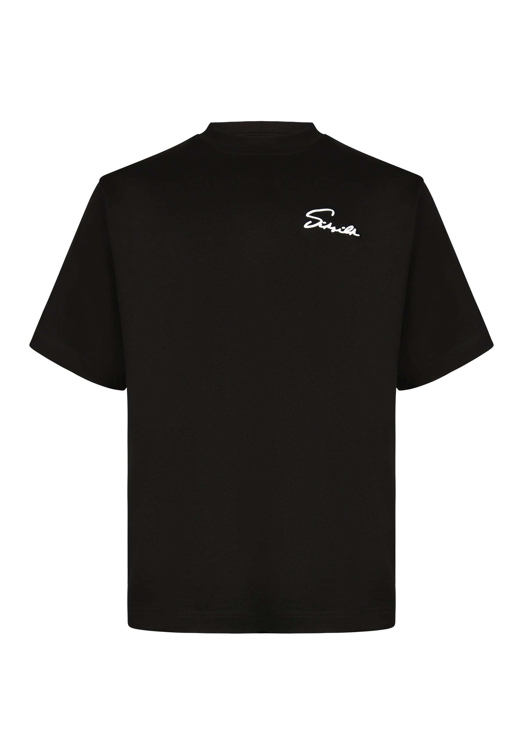 Script T-Shirt in Black T-Shirts SikSilk