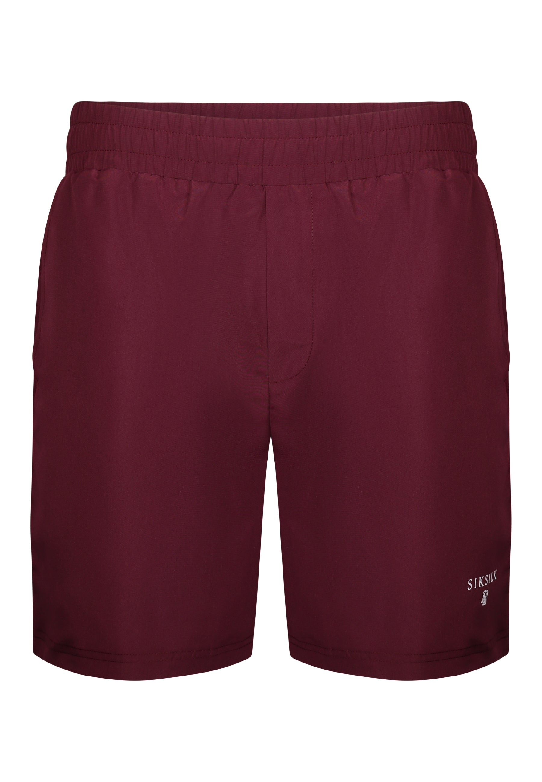 Swim Shorts in Burgundy Badehosen SikSilk