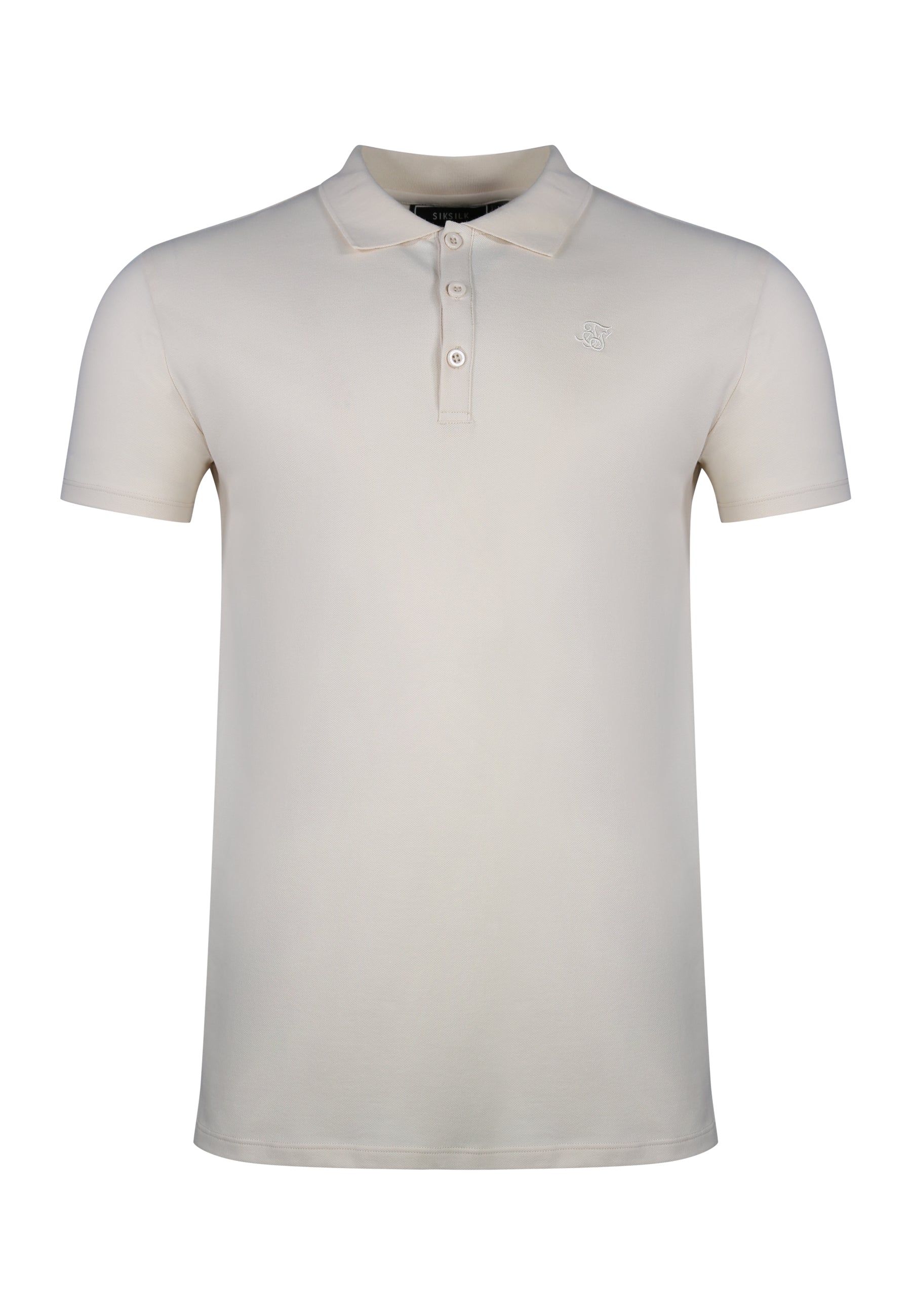 Polo T-Shirt in Ecru T-Shirts SikSilk