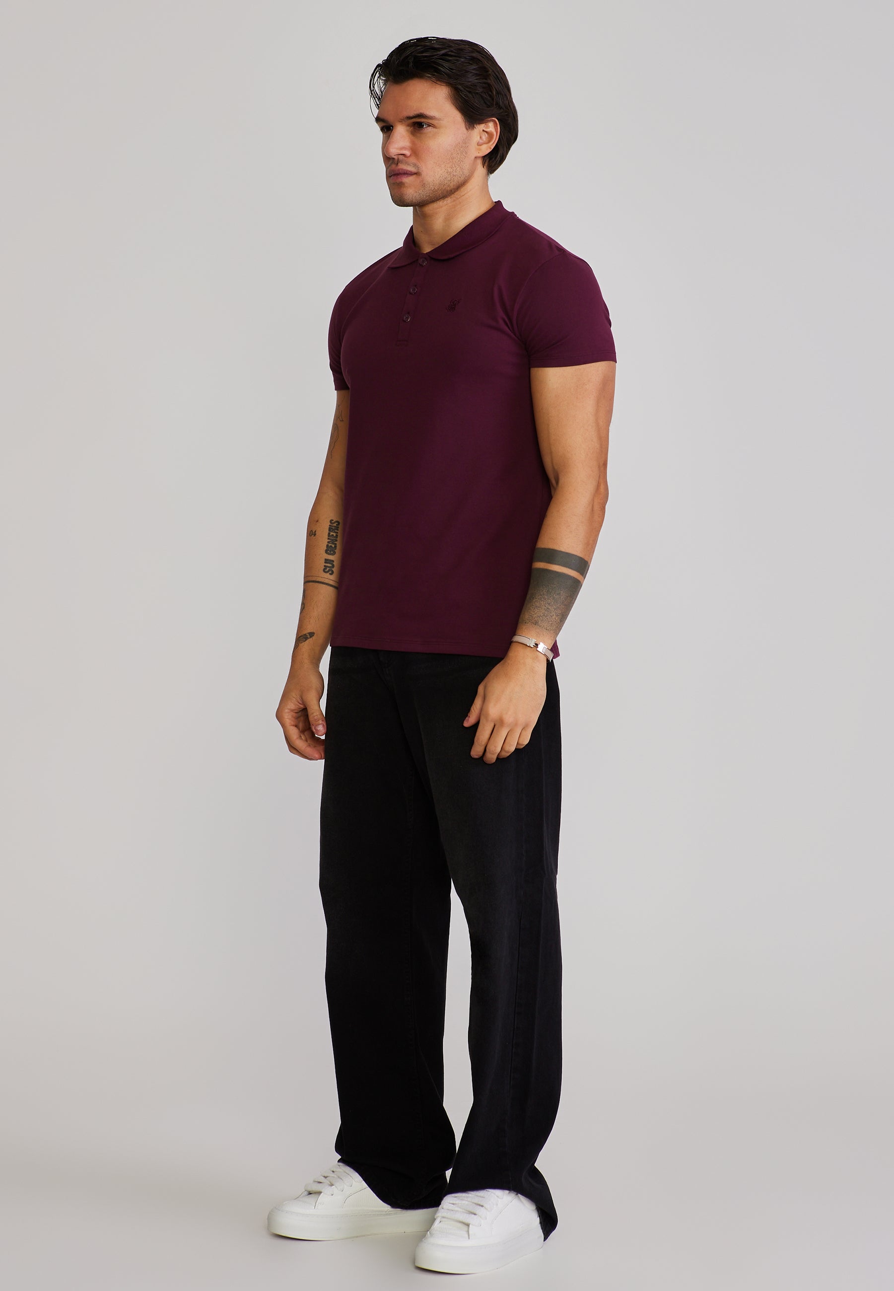 Polo T-shirt bordeaux T-shirts SikSilk