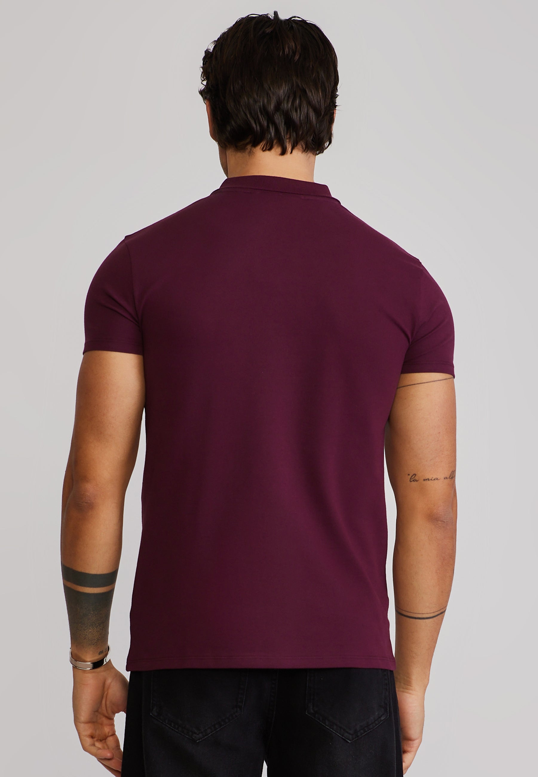 Polo T-shirt bordeaux T-shirts SikSilk