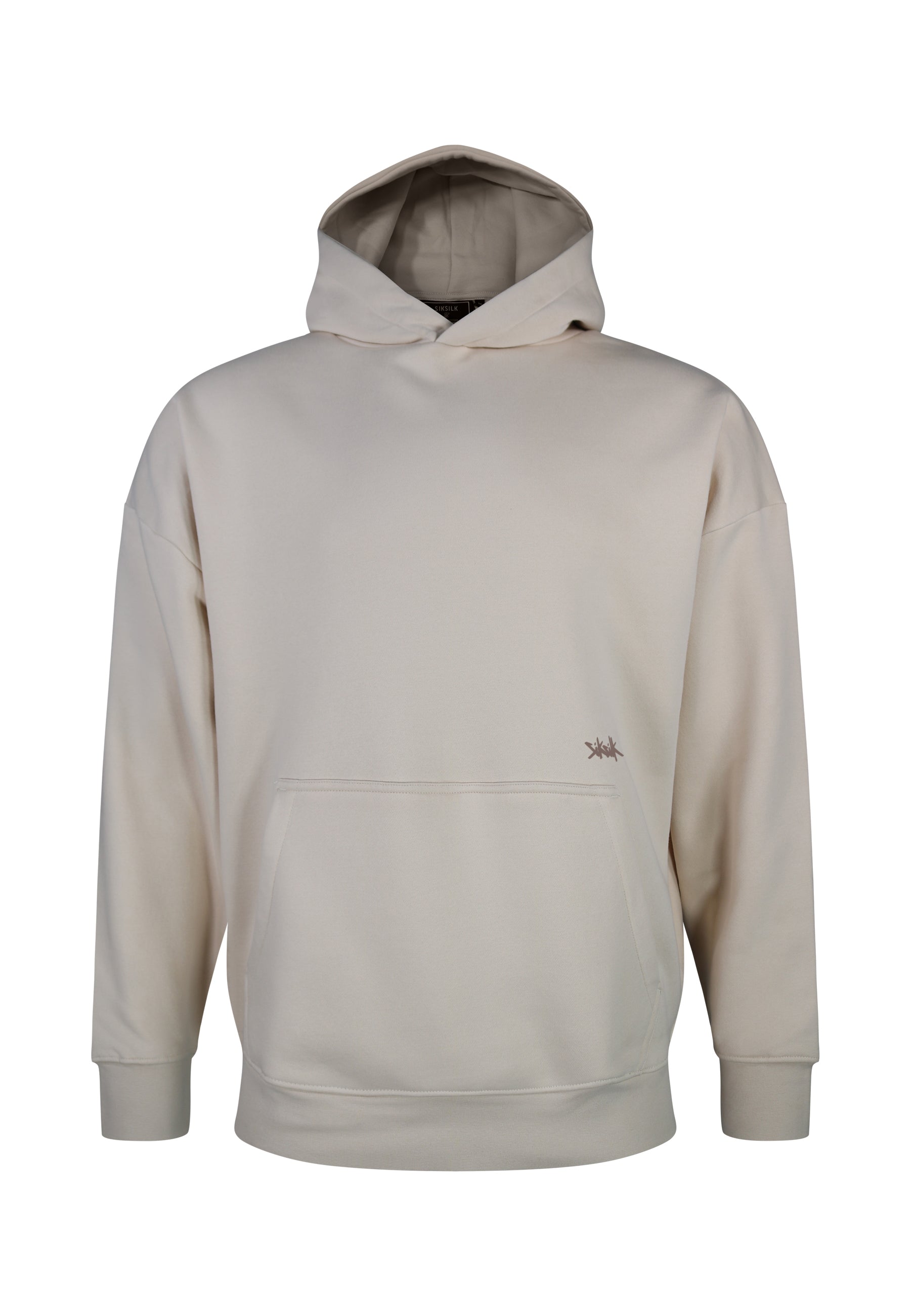 Graphic Hoodie in Ecru Kapuzenpullover SikSilk