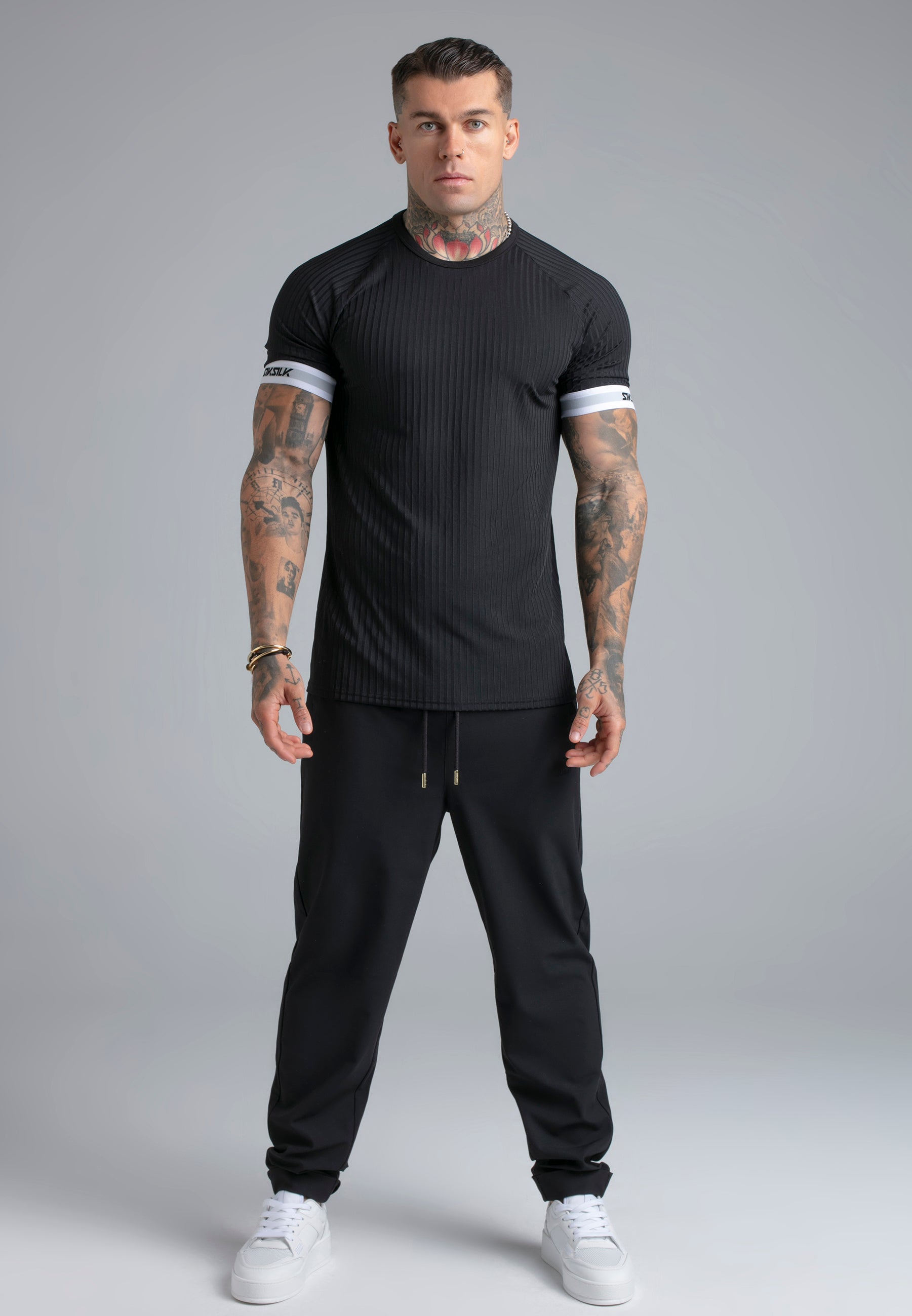 Tech T-Shirt in Black T-Shirts SikSilk