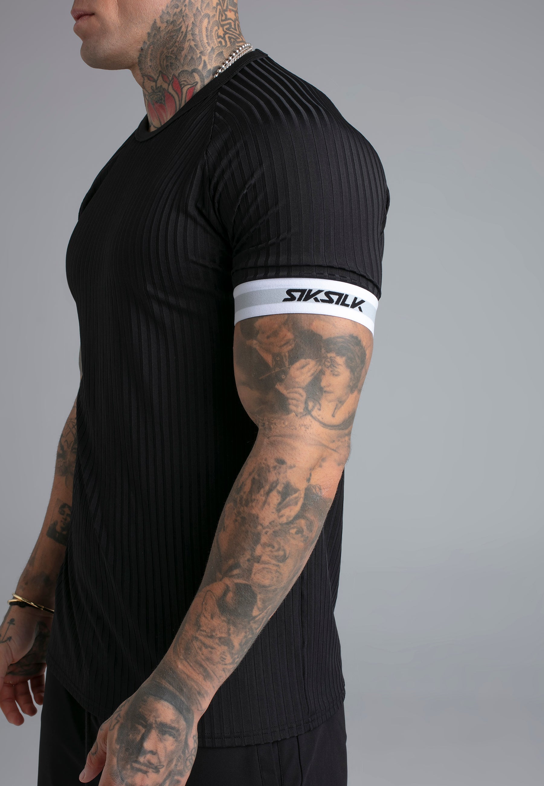 Tech T-Shirt in Black T-Shirts SikSilk