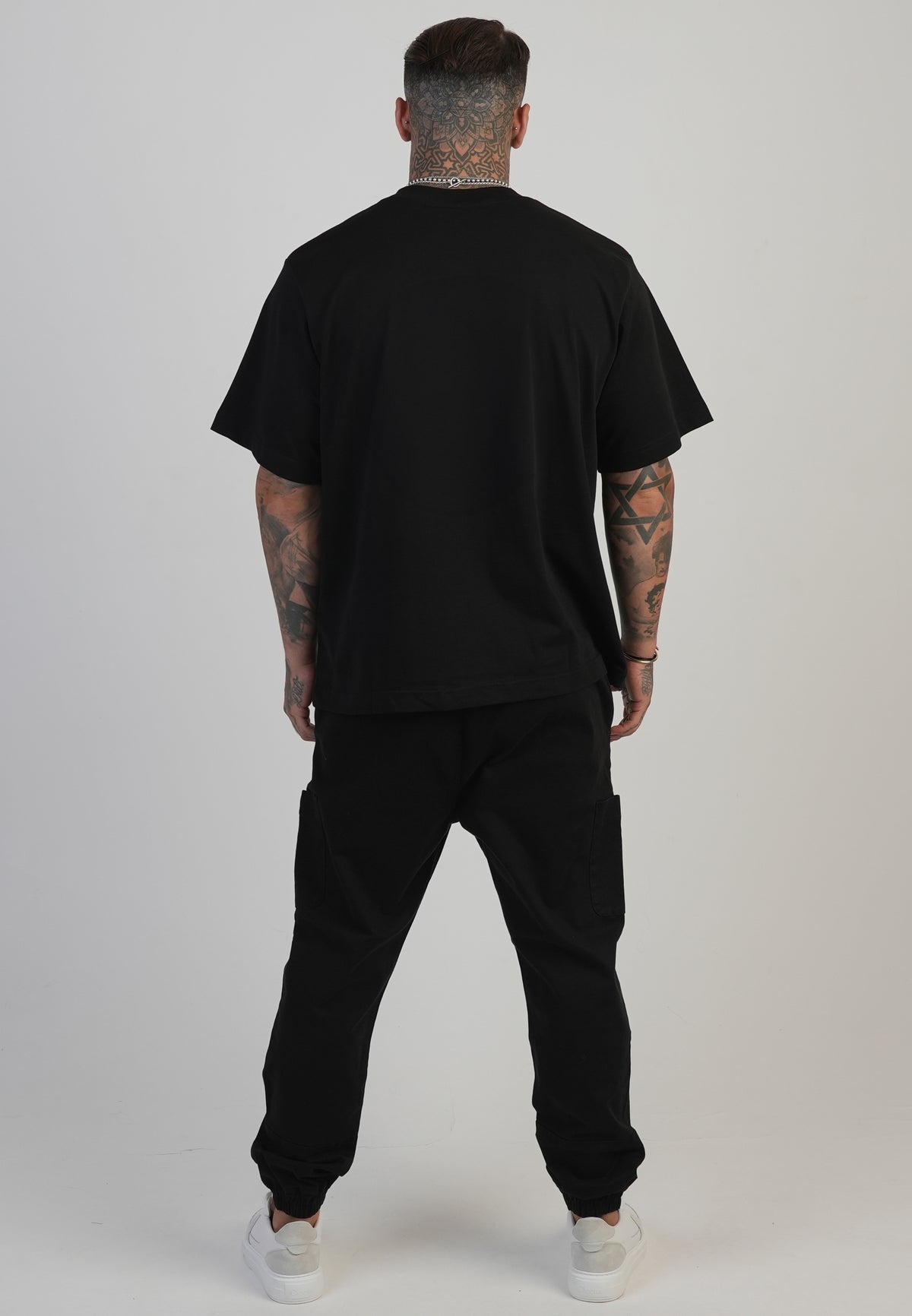 T-Shirt Oversized in Black T-Shirts SikSilk