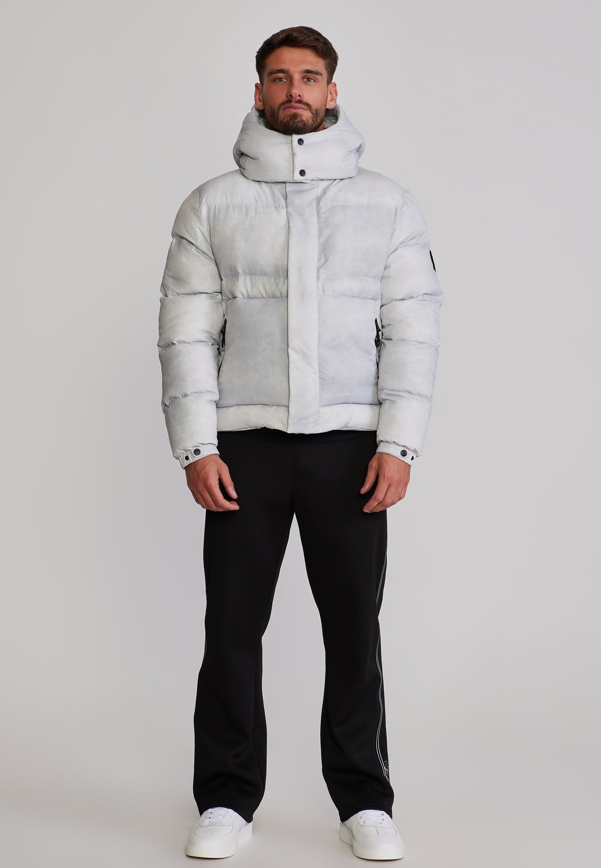 Winterjacke Puffer in Grey Jacken SikSilk