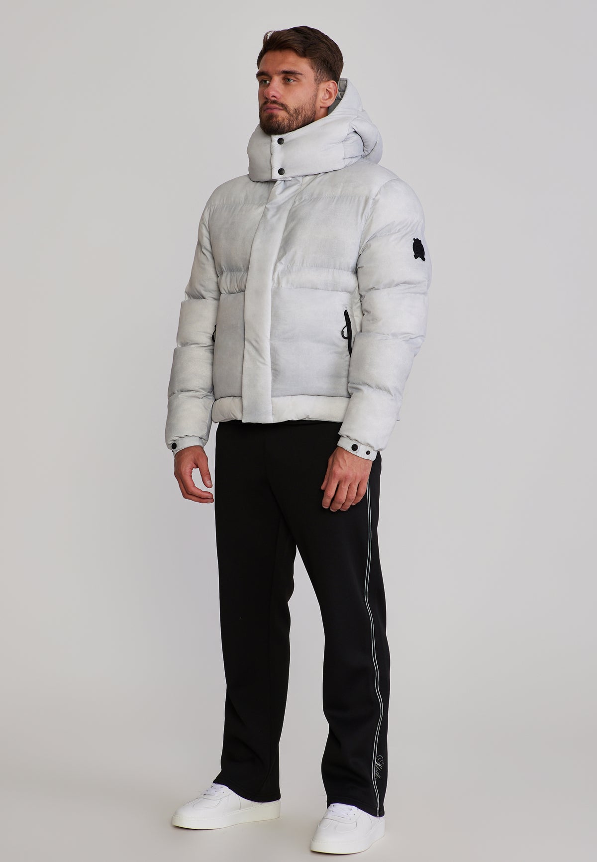 Winterjacke Puffer in Grey Jacken SikSilk