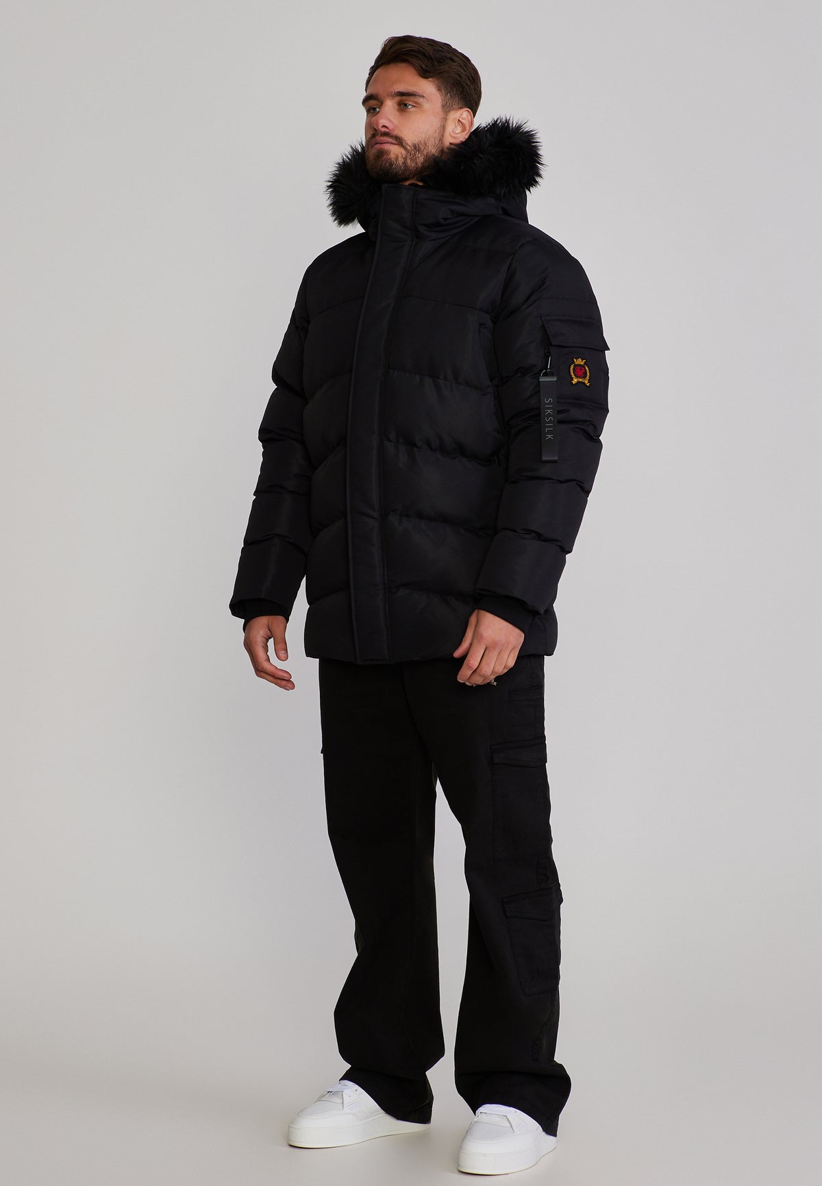 Parka Explorer in Black Jacken SikSilk