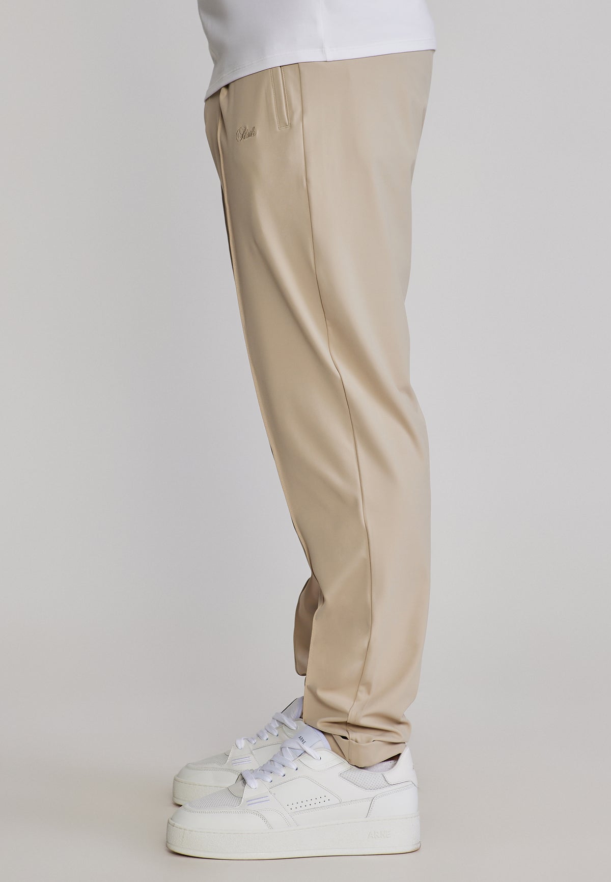 Jogginghose Chino in Beige Hosen SikSilk