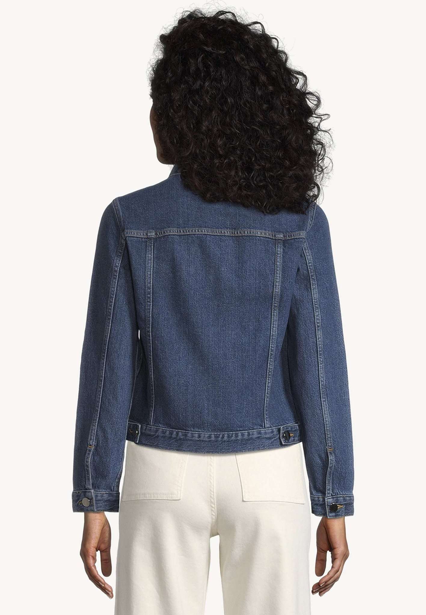 Ardesen Denim Jacket in Mid Blue Denim Jeansjacken Tamaris