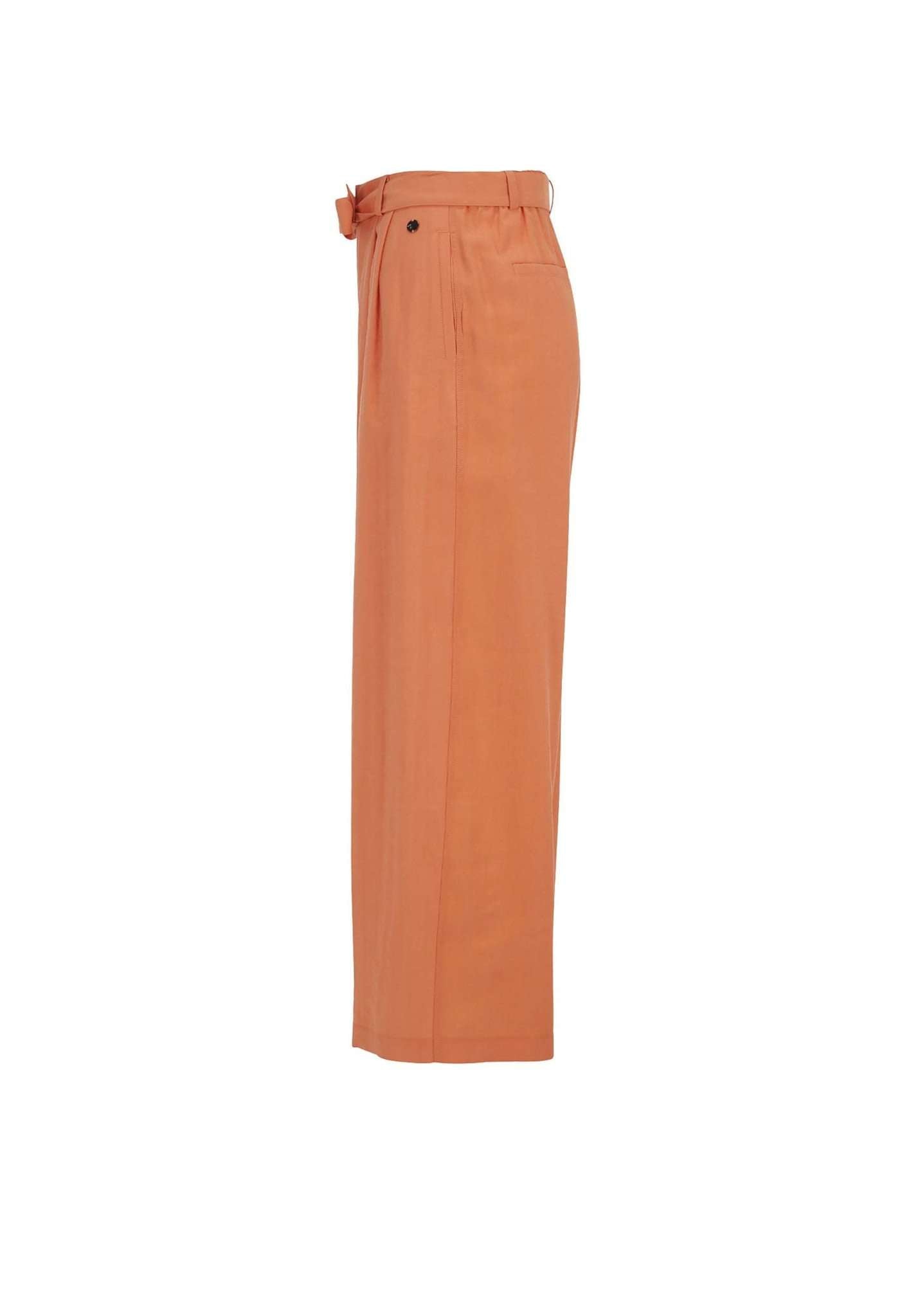 Avignon Loose Pants With Pleats in Dusty Orange Hosen Tamaris