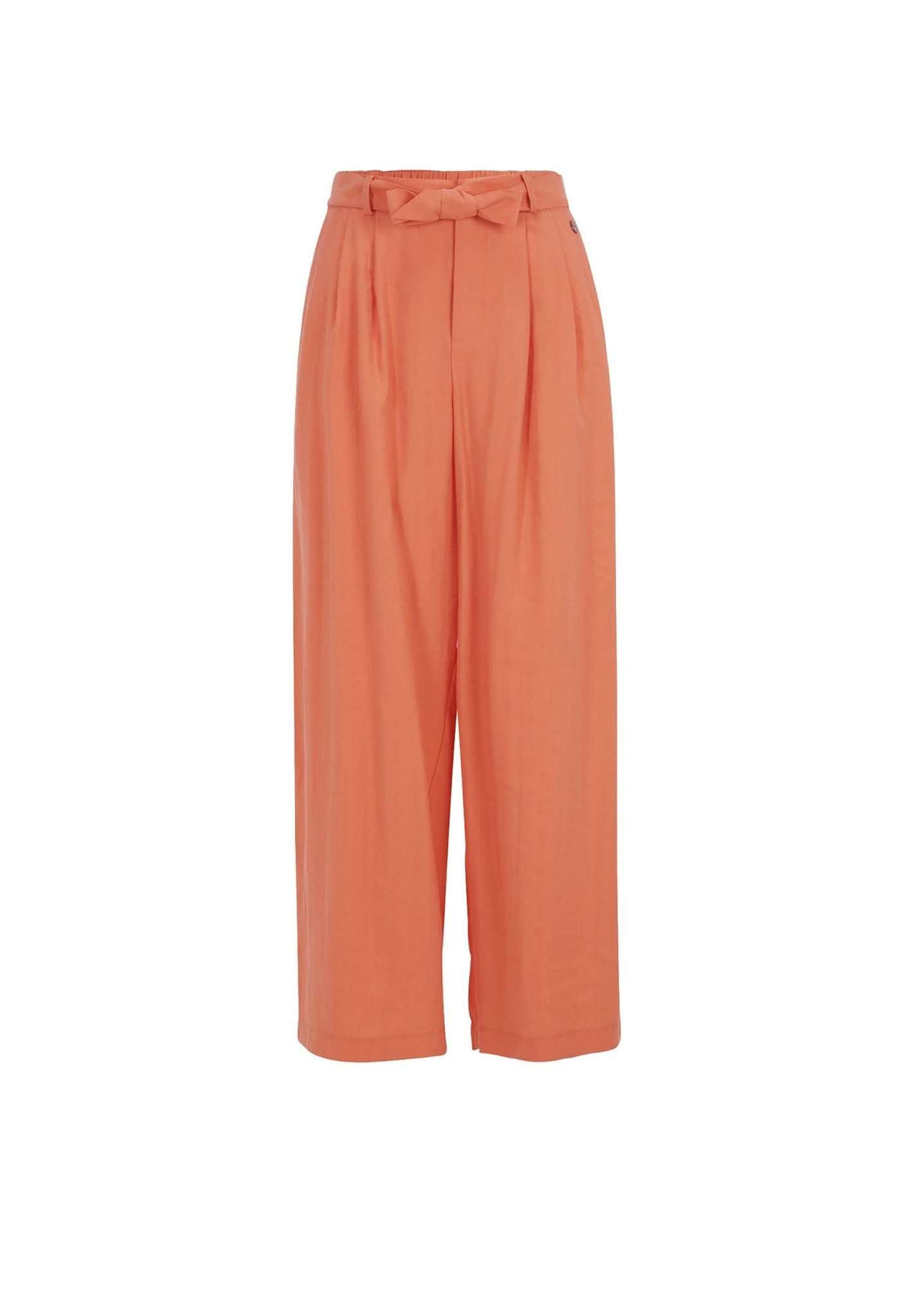 Avignon Loose Pants With Pleats in Dusty Orange Hosen Tamaris