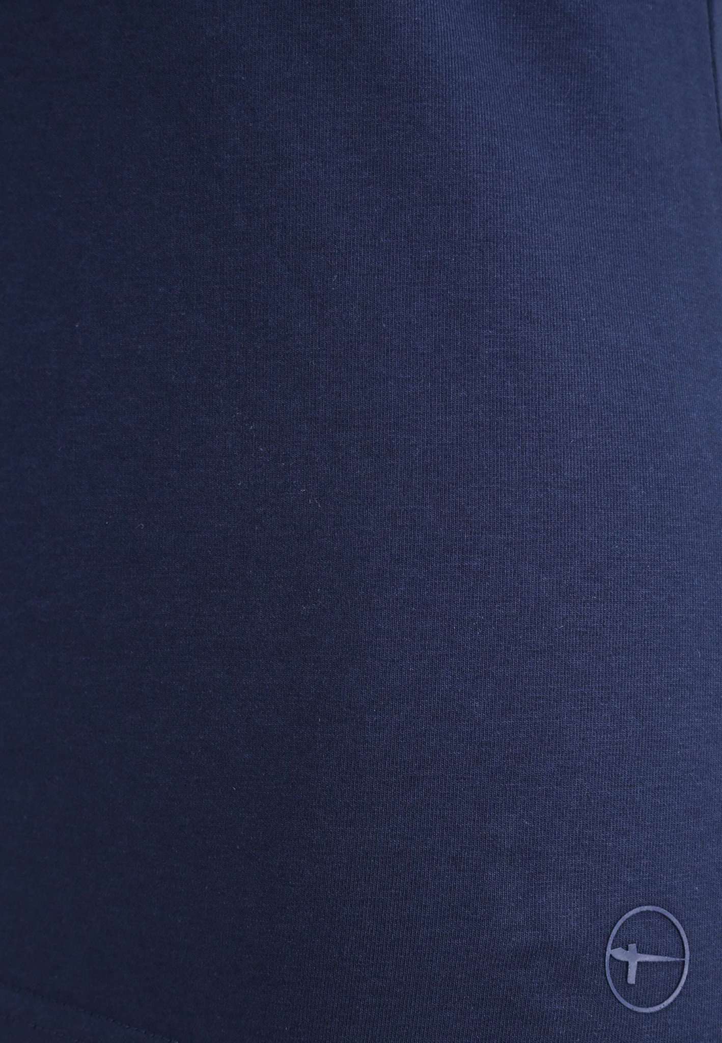 Alba Deep Neck Slim Tee in Medieval Blue T-Shirts Tamaris