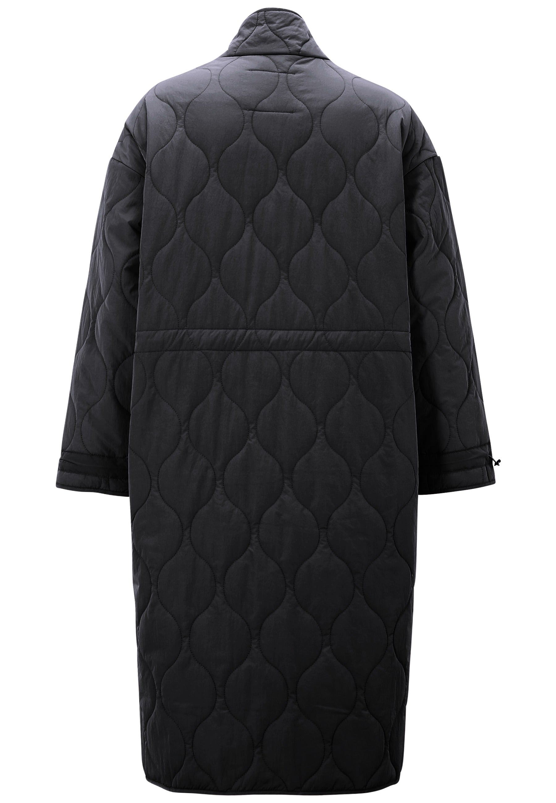 Baicoi Quilted Coat in Black Beauty Jacken Tamaris