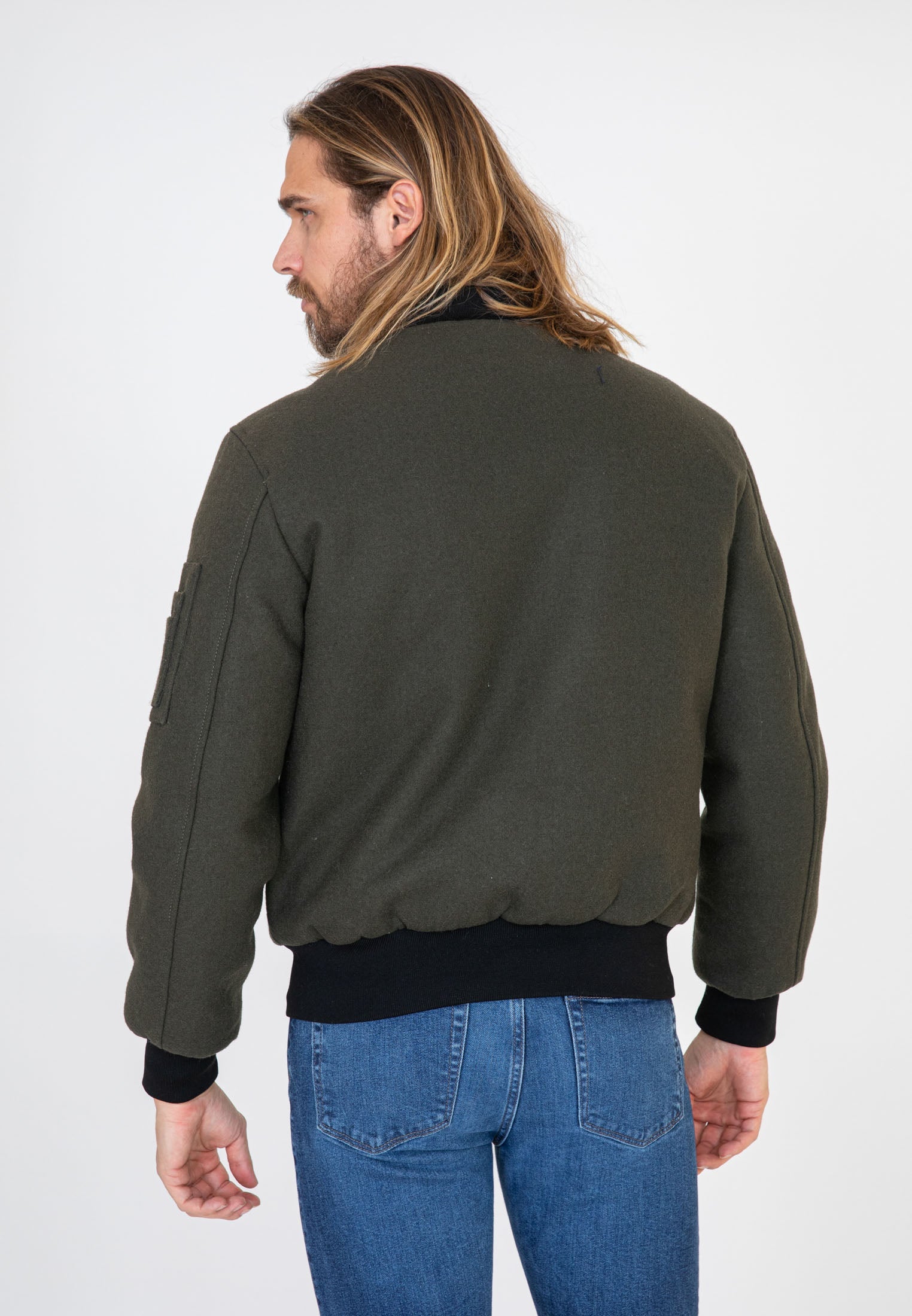 Track M Bomberjacke in Kaki Jacken Bombers Original