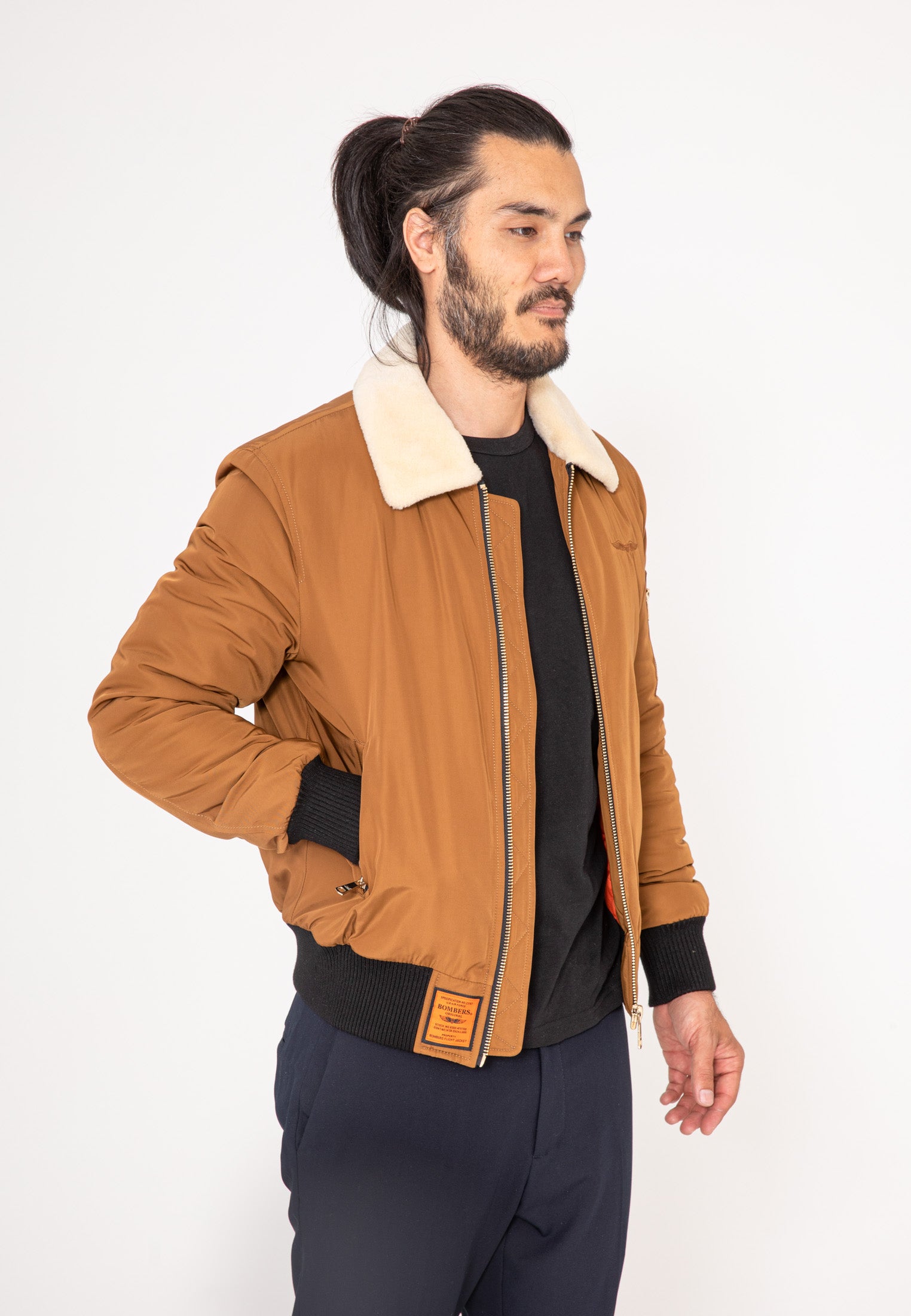 Versmold M Bomberjacke in Camel Jacken Bombers Original