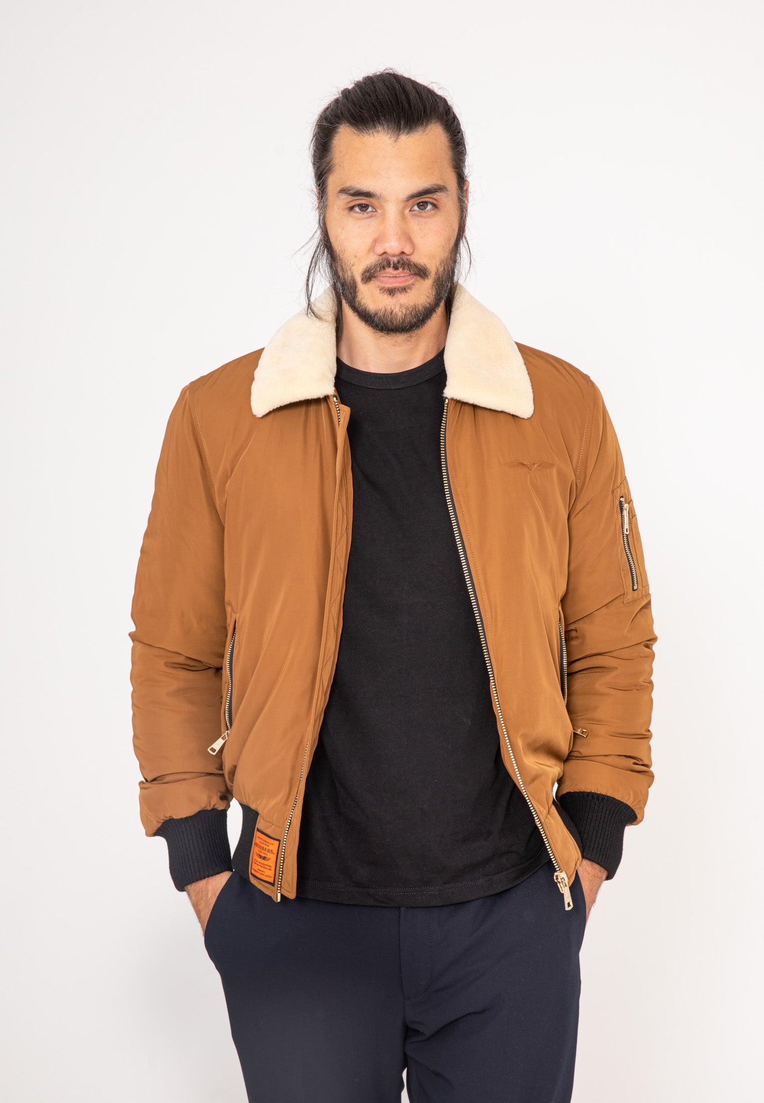 Versmold M Bomberjacke in Camel Jacken Bombers Original