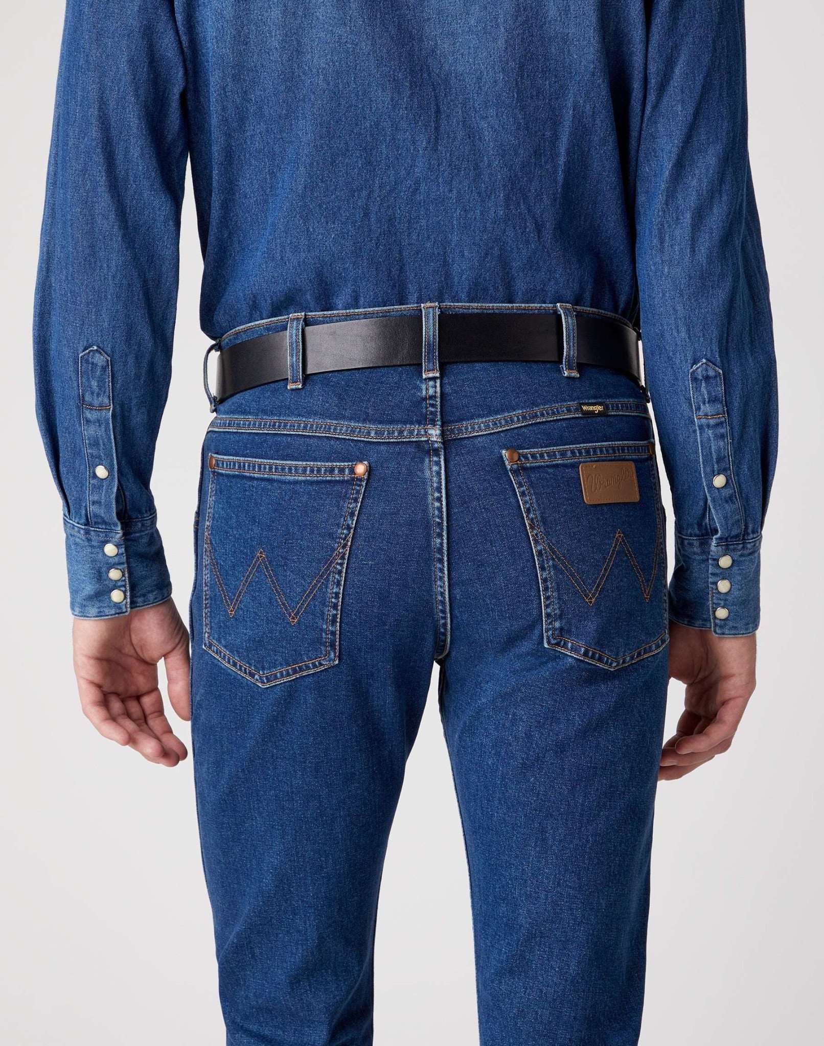 Kabel Buckle Belt in Black Gürtel Wrangler