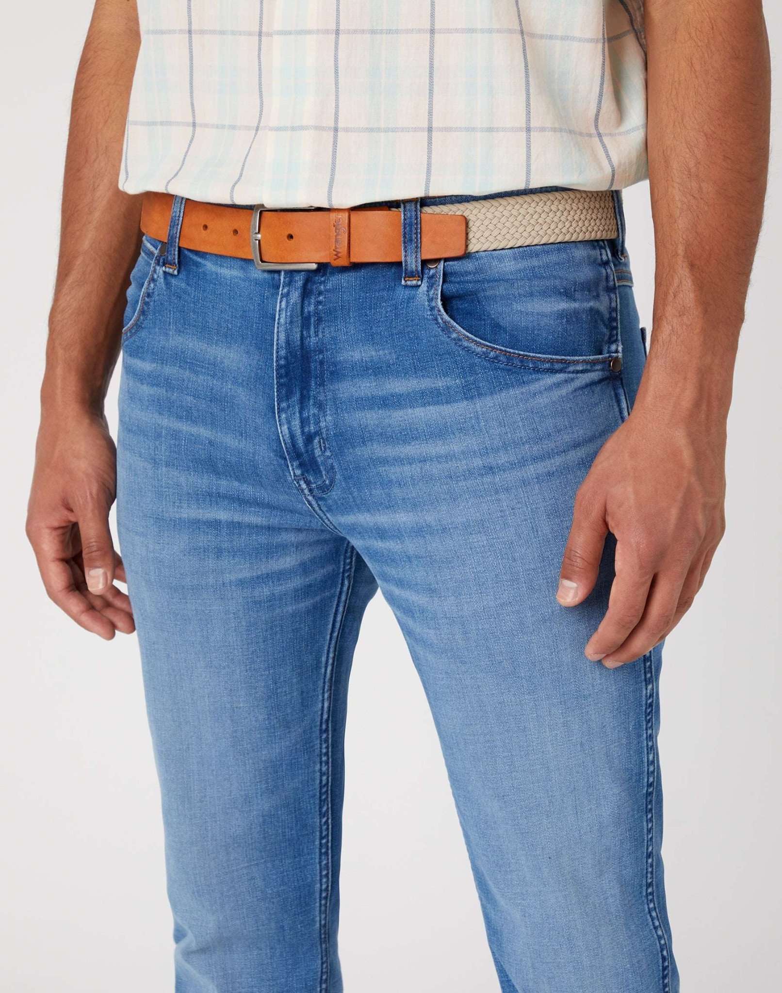 Webbing Belt in Peyote Beige Gürtel Wrangler