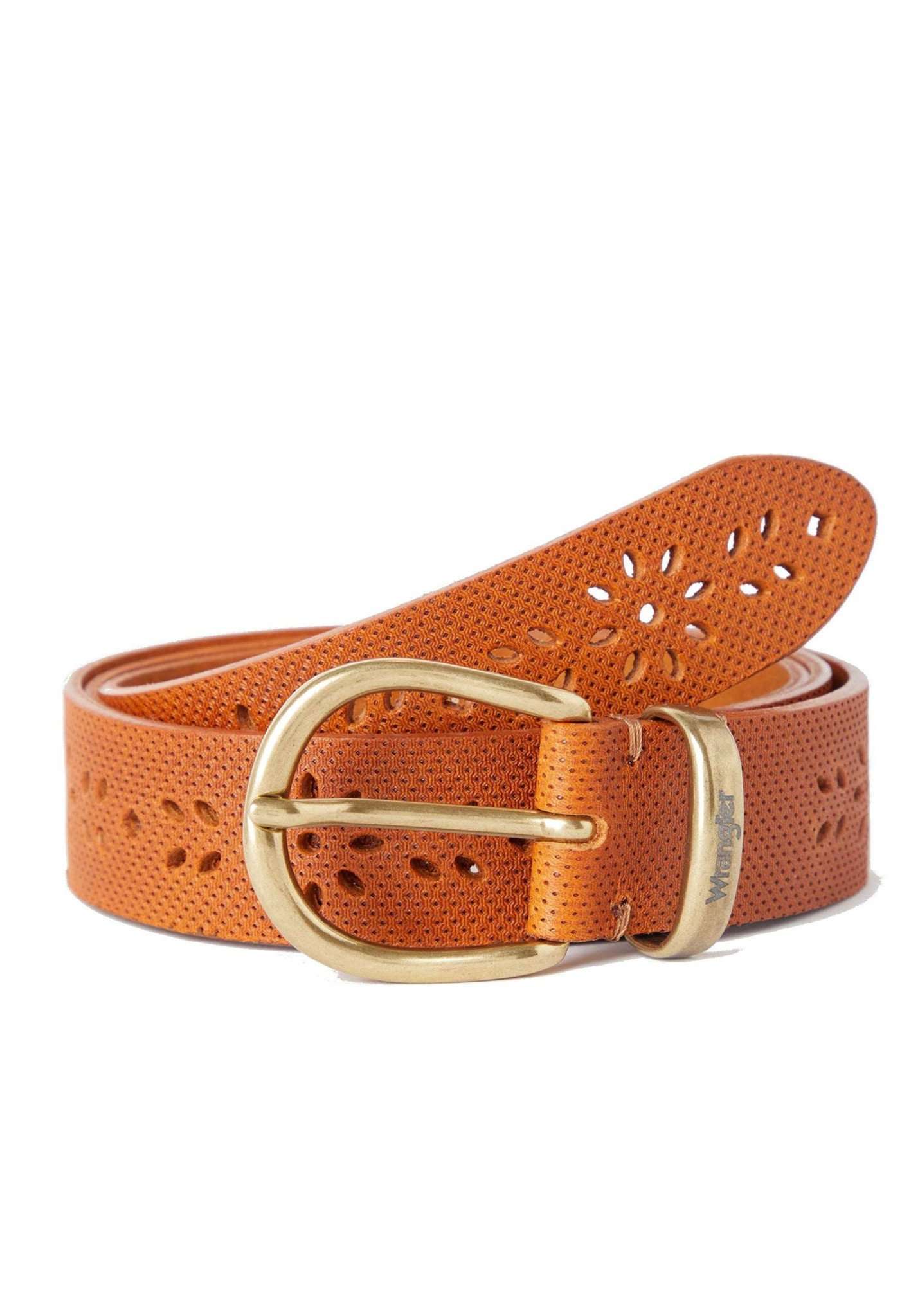 Flower Belt in Cognac Gürtel Wrangler   