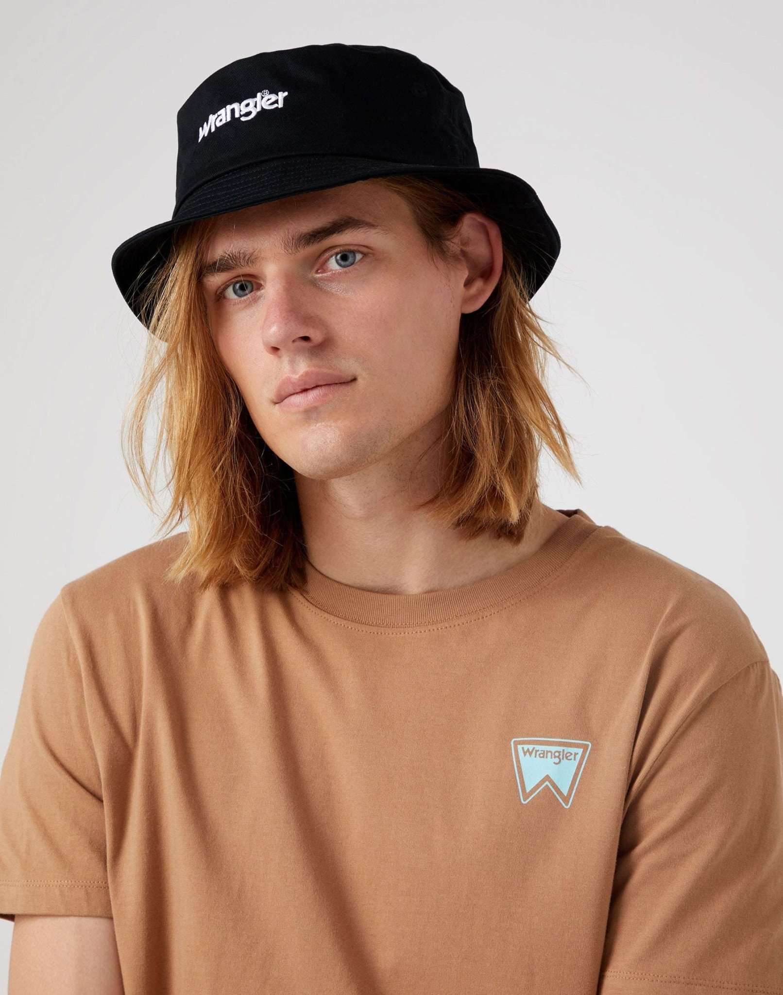 Bucket Hat in Black Caps Wrangler
