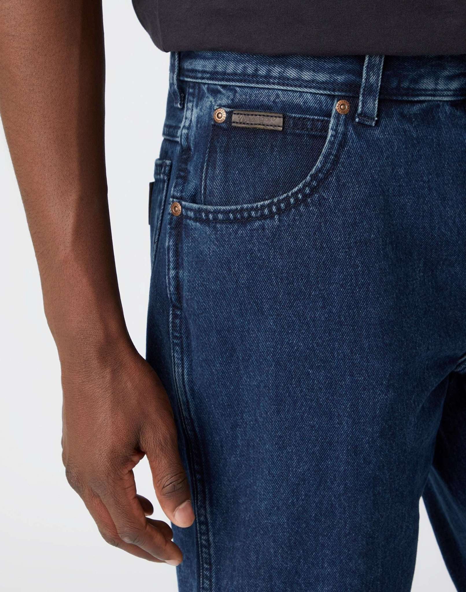 Texas non Stretch in Coalblue Stone Jeans Wrangler