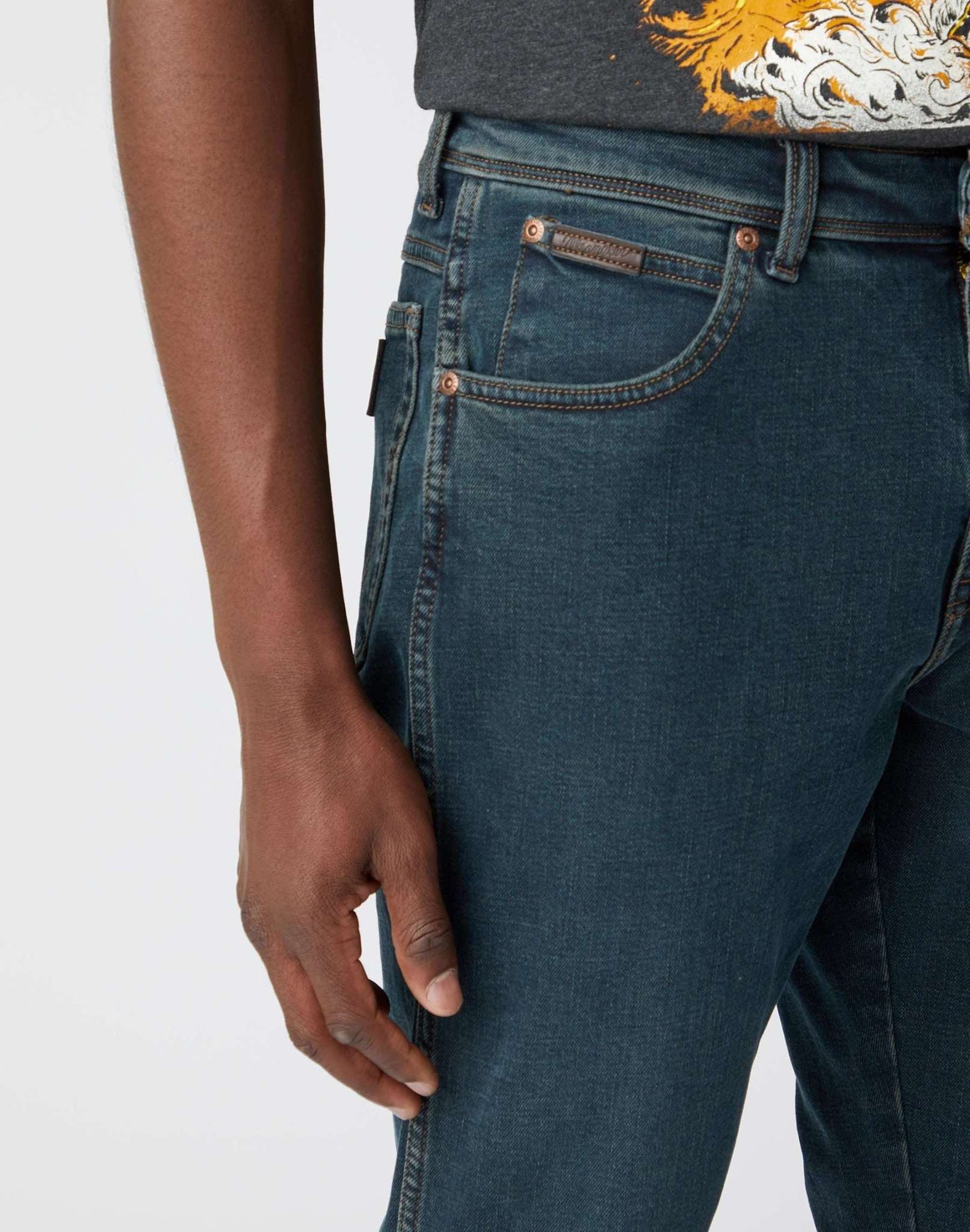 Texas Slim in Dark Duster Jeans Wrangler